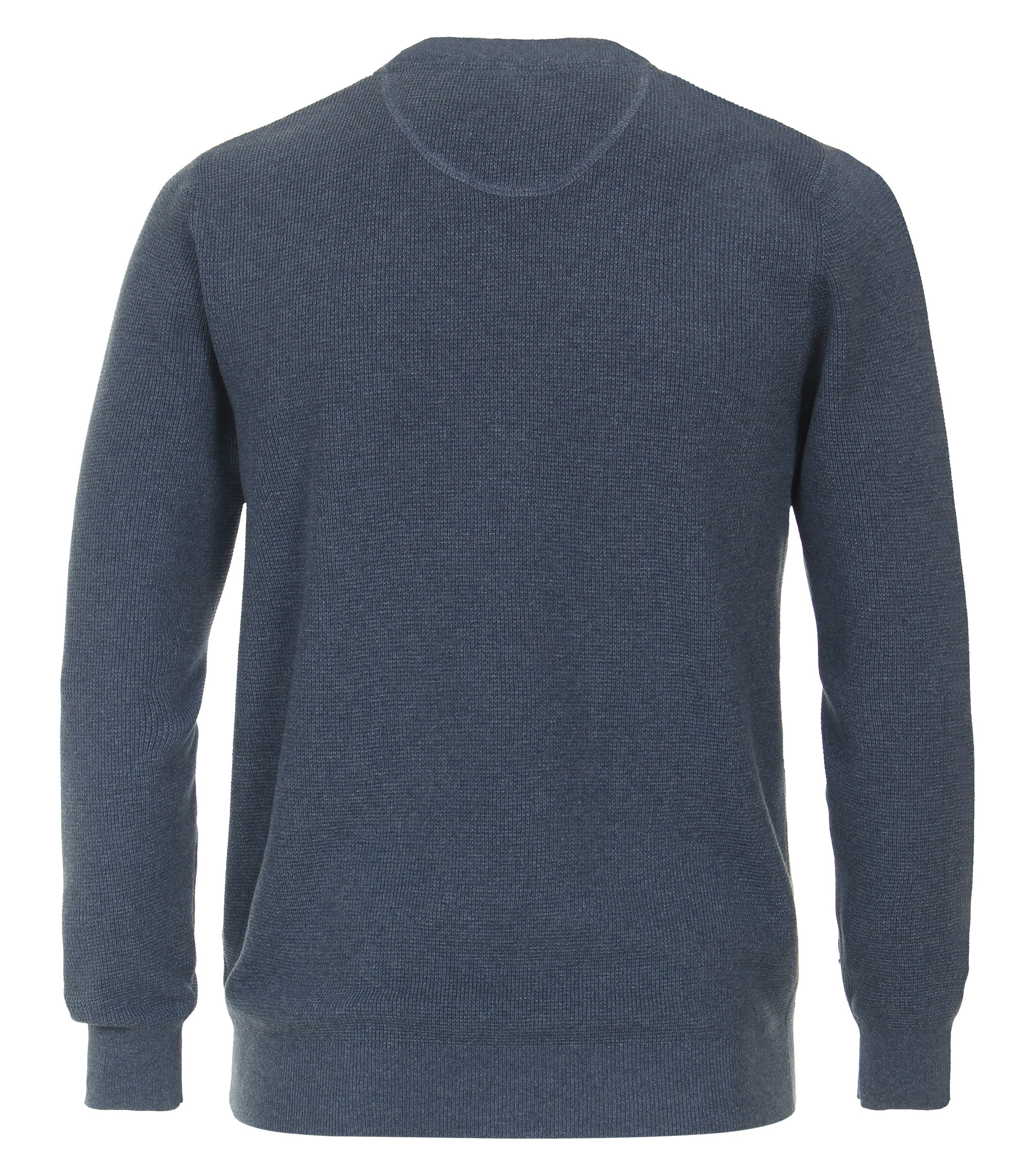 Ein Pullover im uni Muster in der Farbe Grünblau