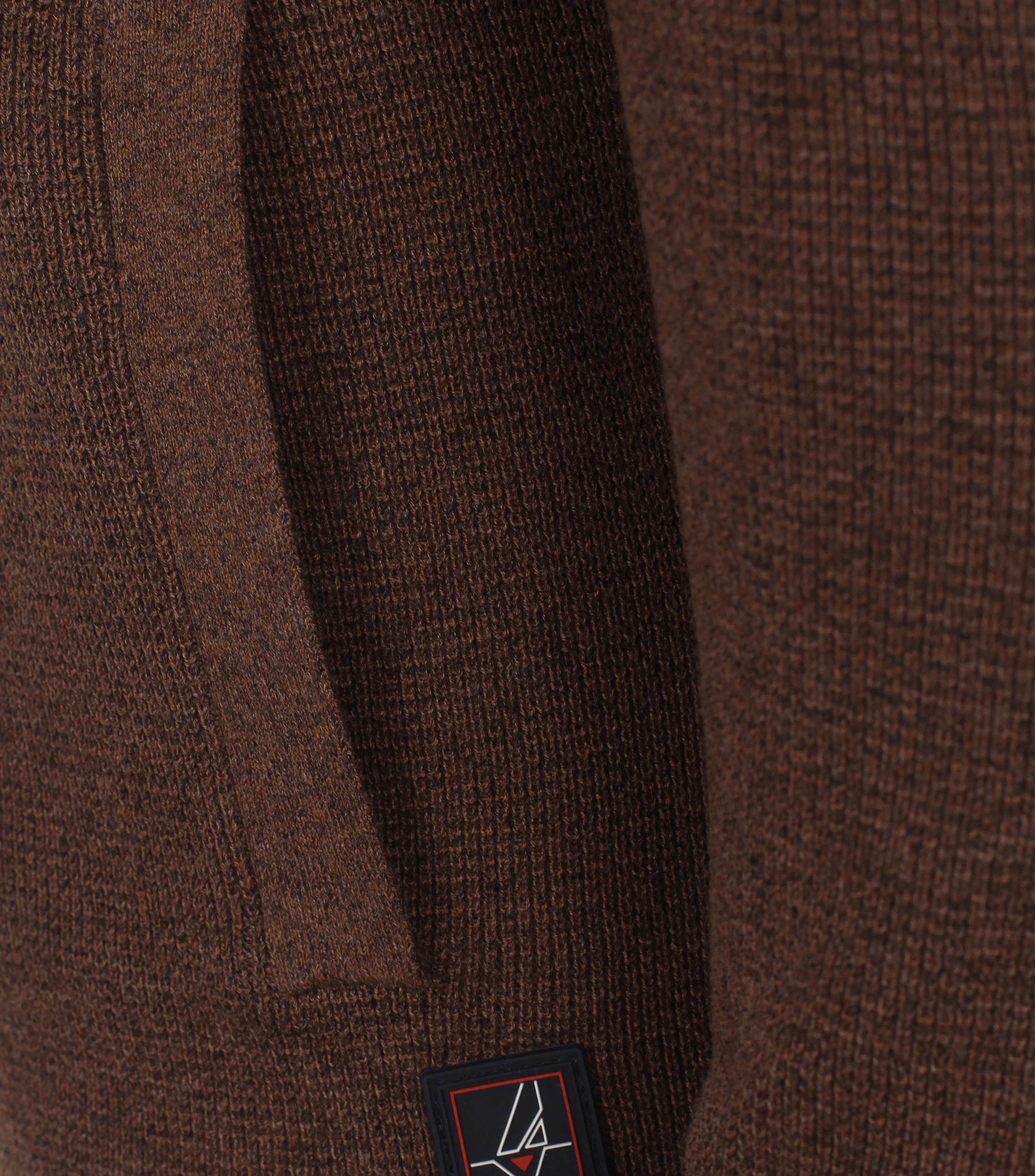 Strickjacke im unifarbenen Design in der Farbe Braun