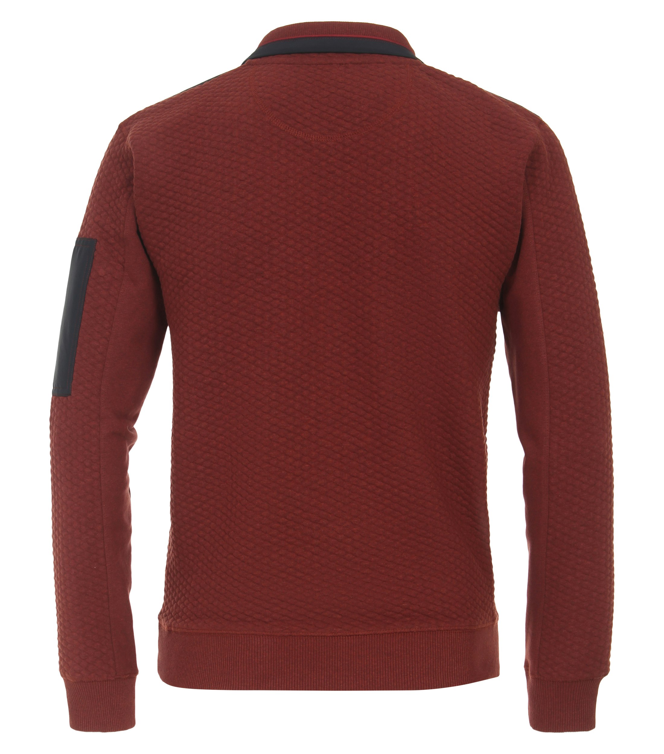 Ein Sweatshirt im uni Muster in der Farbe Dunkelorange