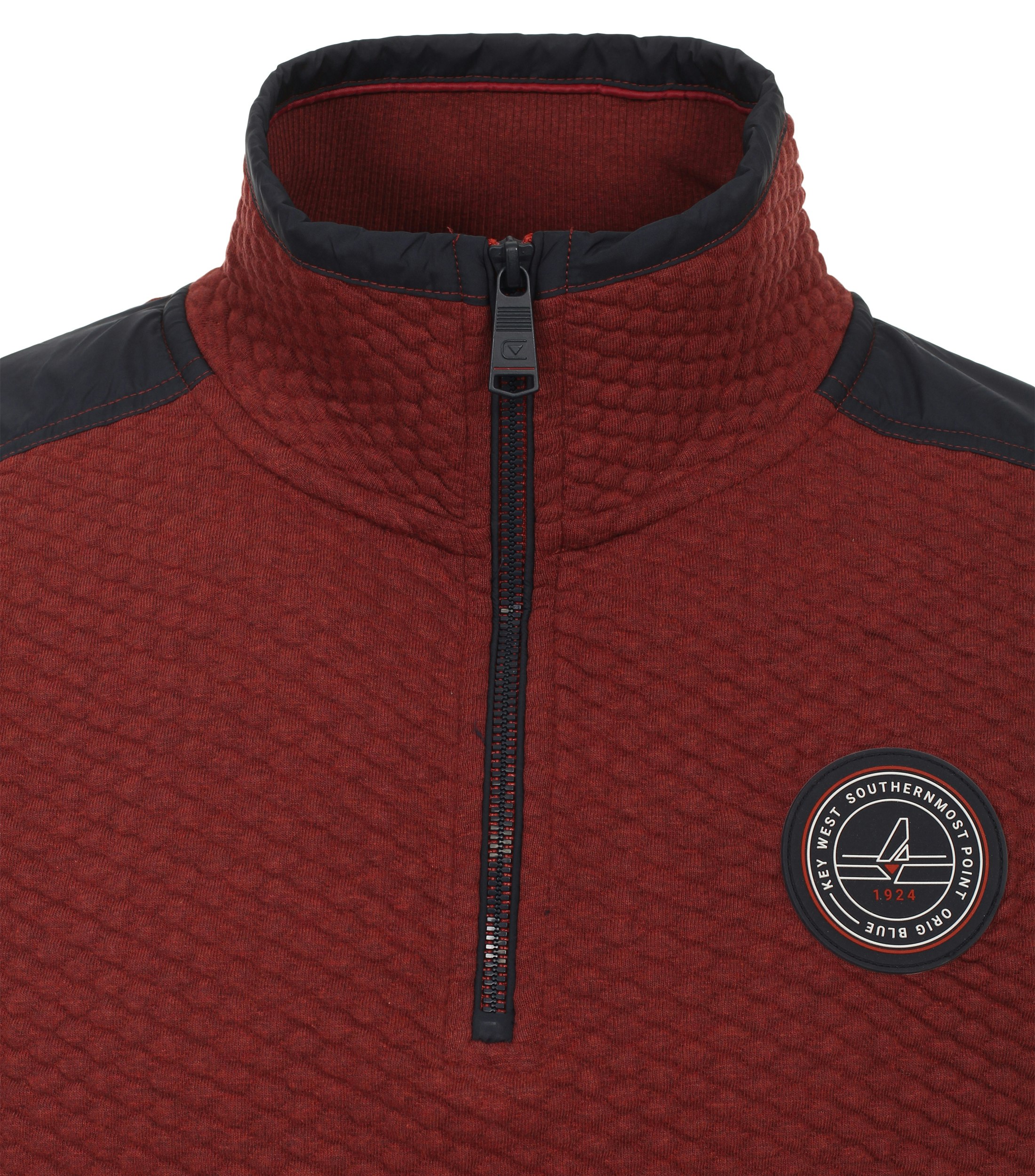 Ein Sweatshirt im uni Muster in der Farbe Dunkelorange