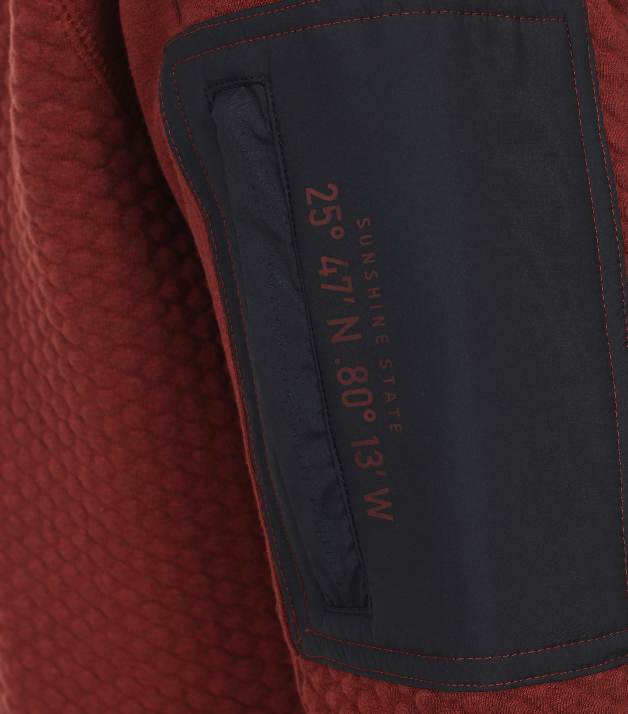 Ein Sweatshirt im uni Muster in der Farbe Dunkelorange