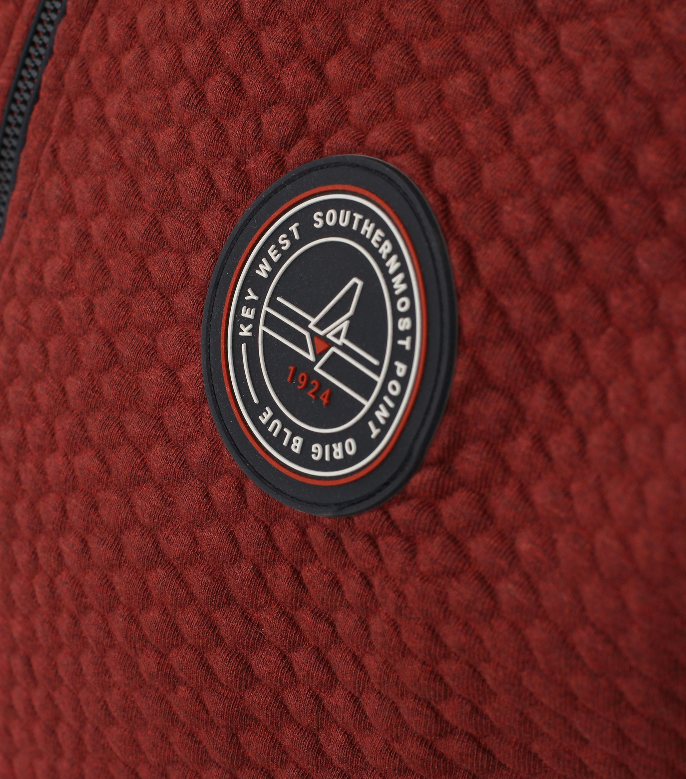 Ein Sweatshirt im uni Muster in der Farbe Dunkelorange