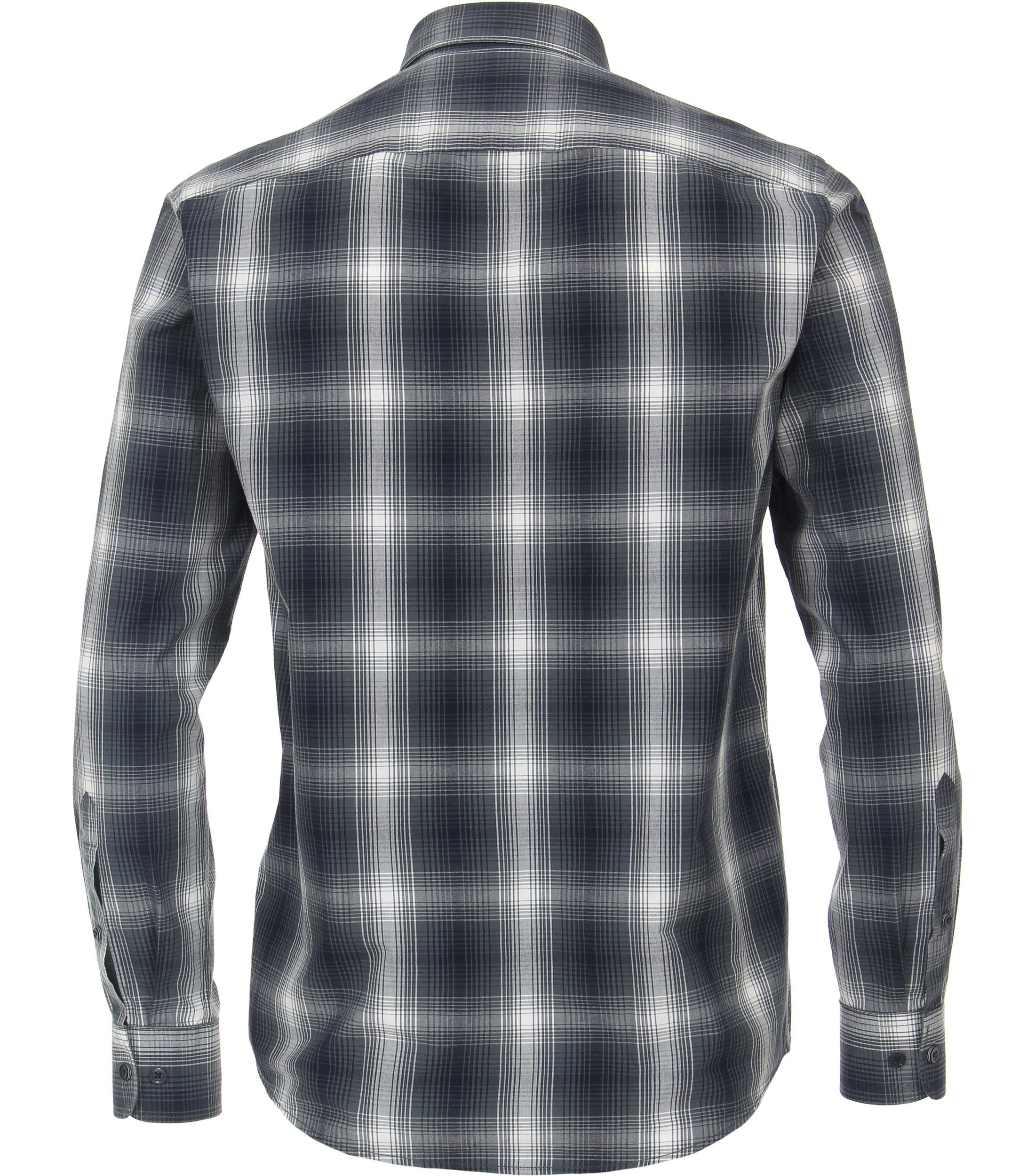 Ein Freizeithemd im kariert Muster in der Farbe Dunkelgrün