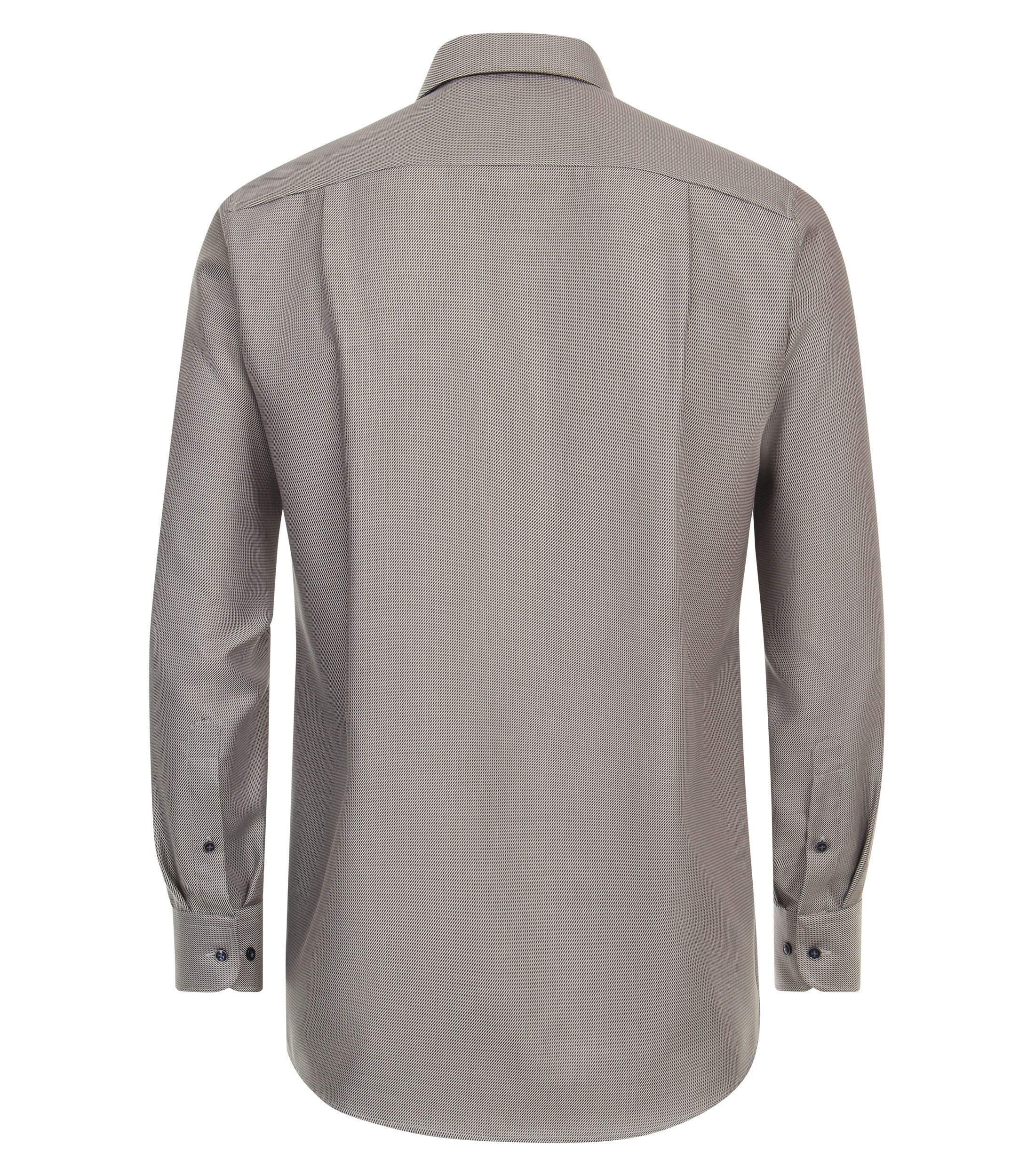 Ein Businesshemd im uni Muster in der Farbe Hellbraun