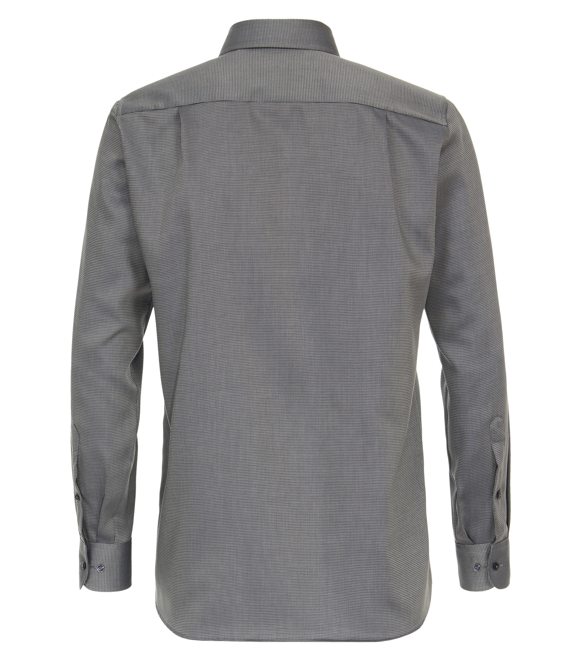 Ein Businesshemd im uni Muster in der Farbe Dunkelgrün