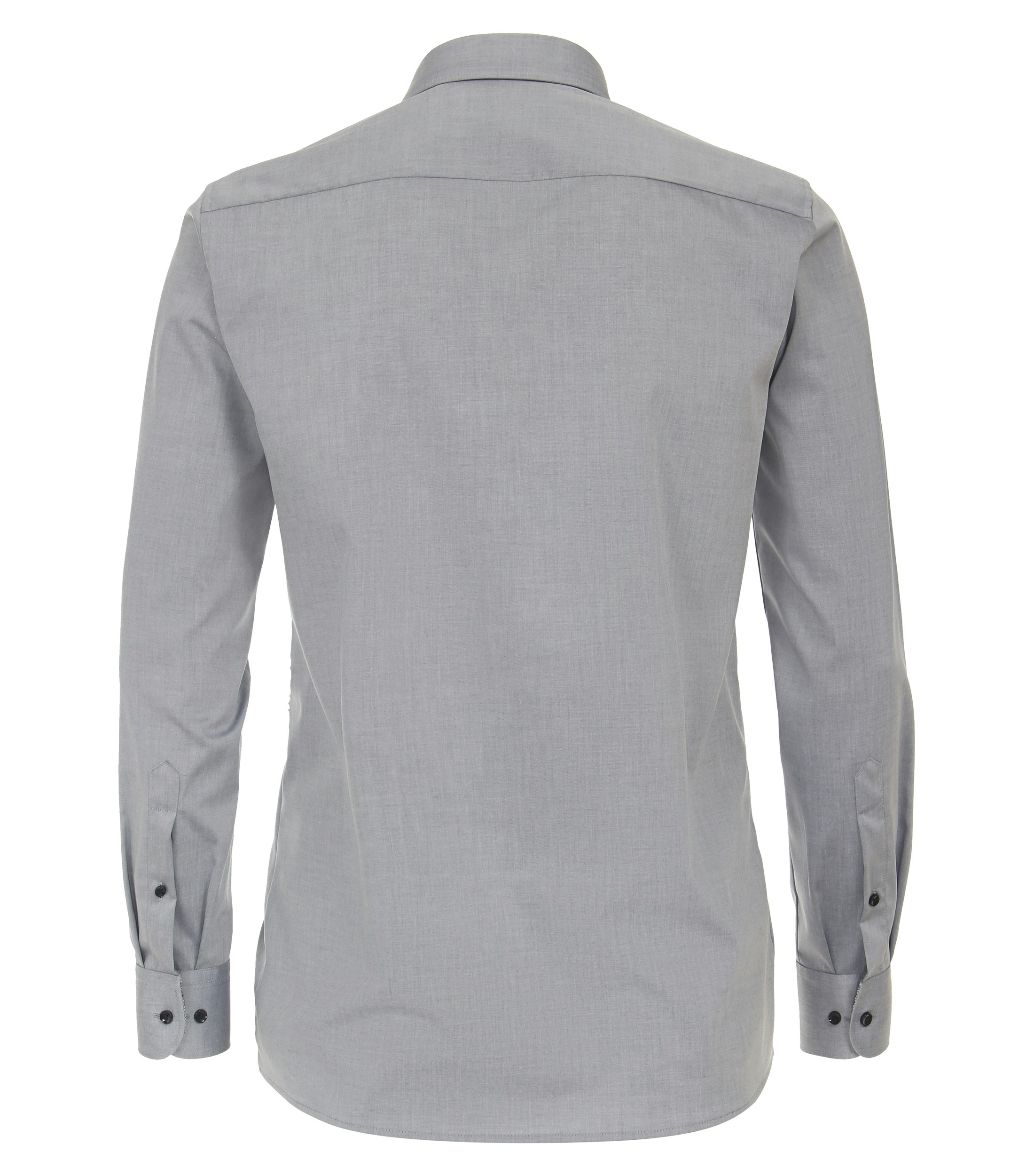 Ein Businesshemd im uni Muster in der Farbe Hellgrau