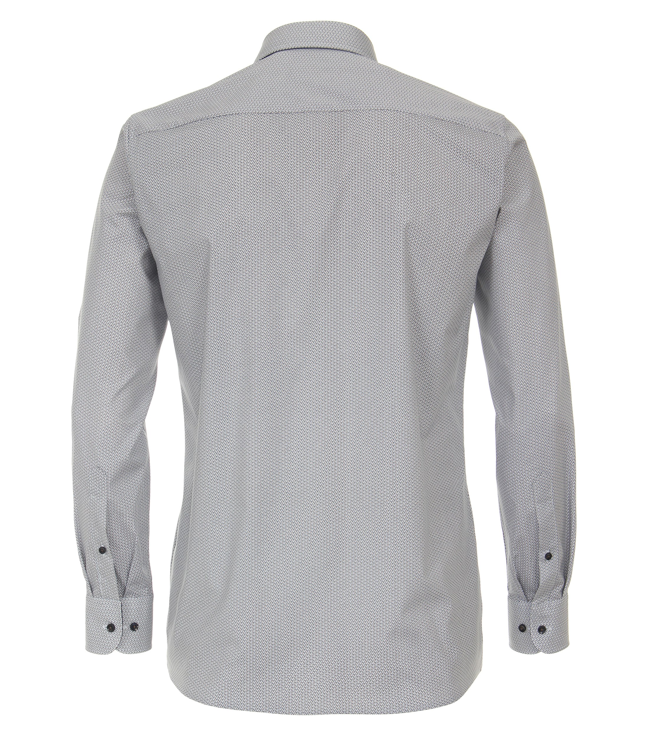 Ein Businesshemd im Print Muster in der Farbe Braun