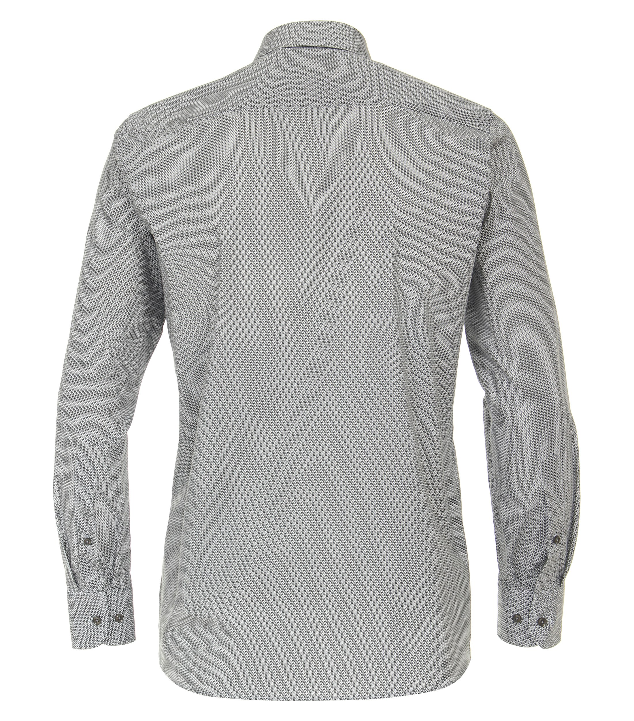 Ein Businesshemd im Print Muster in der Farbe Schwarz