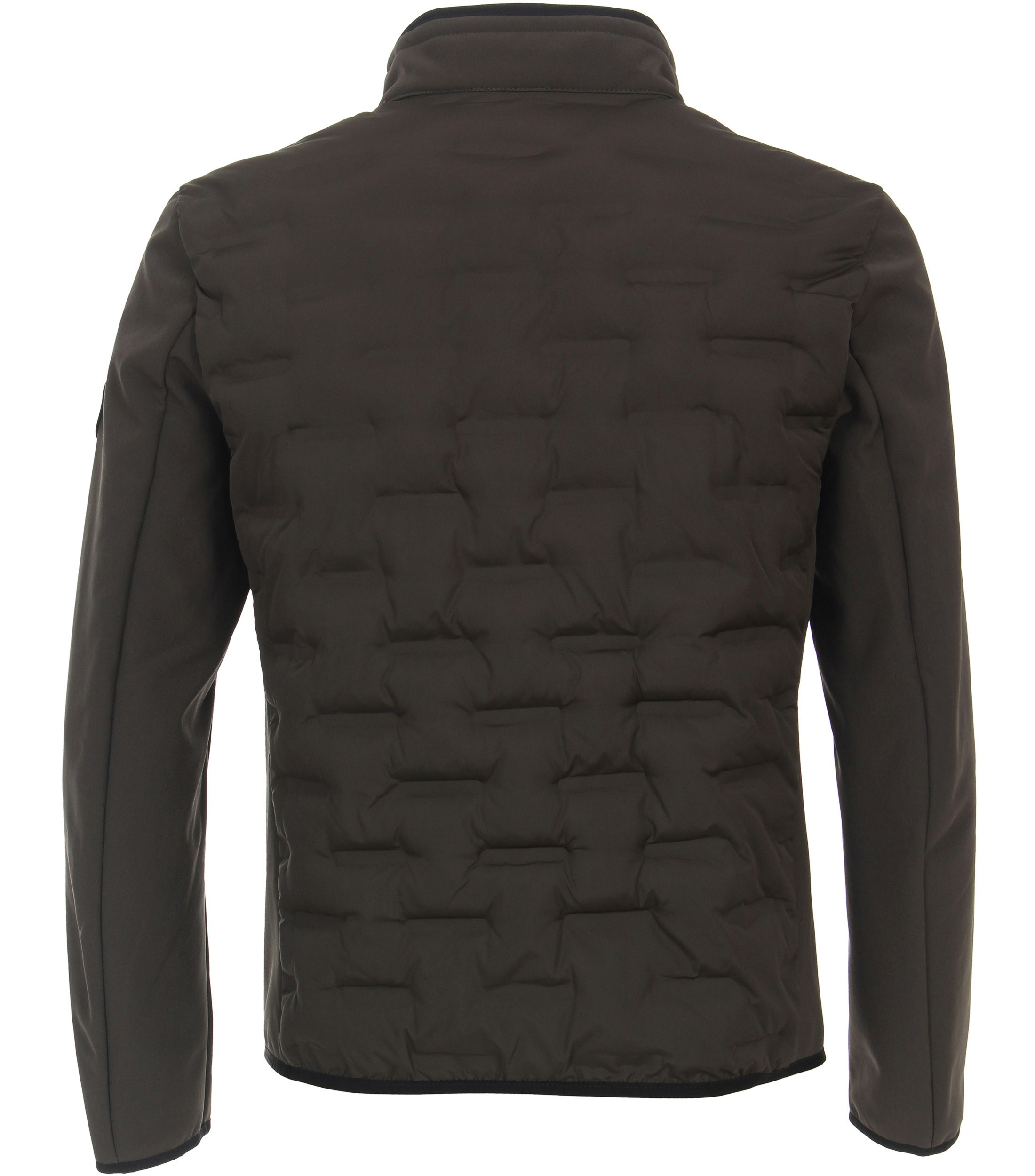 Ein Jacke im uni Muster in der Farbe Olive