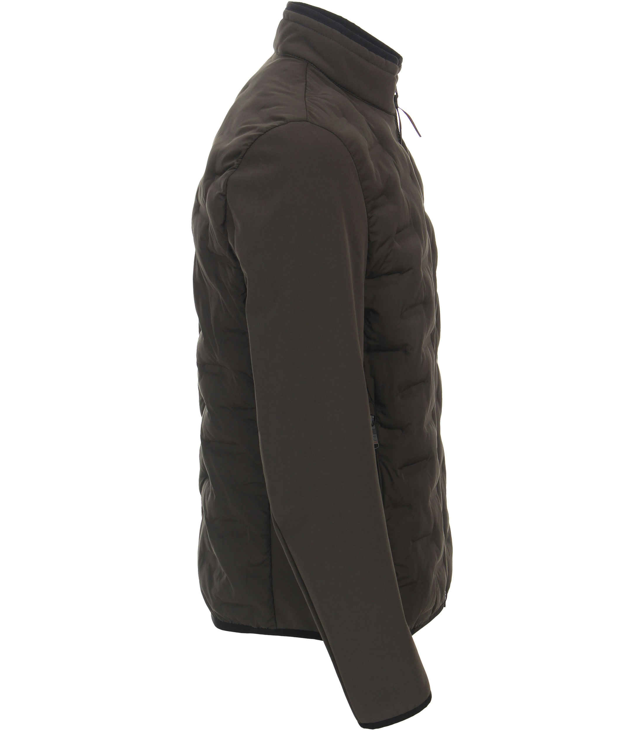 Ein Jacke im uni Muster in der Farbe Olive