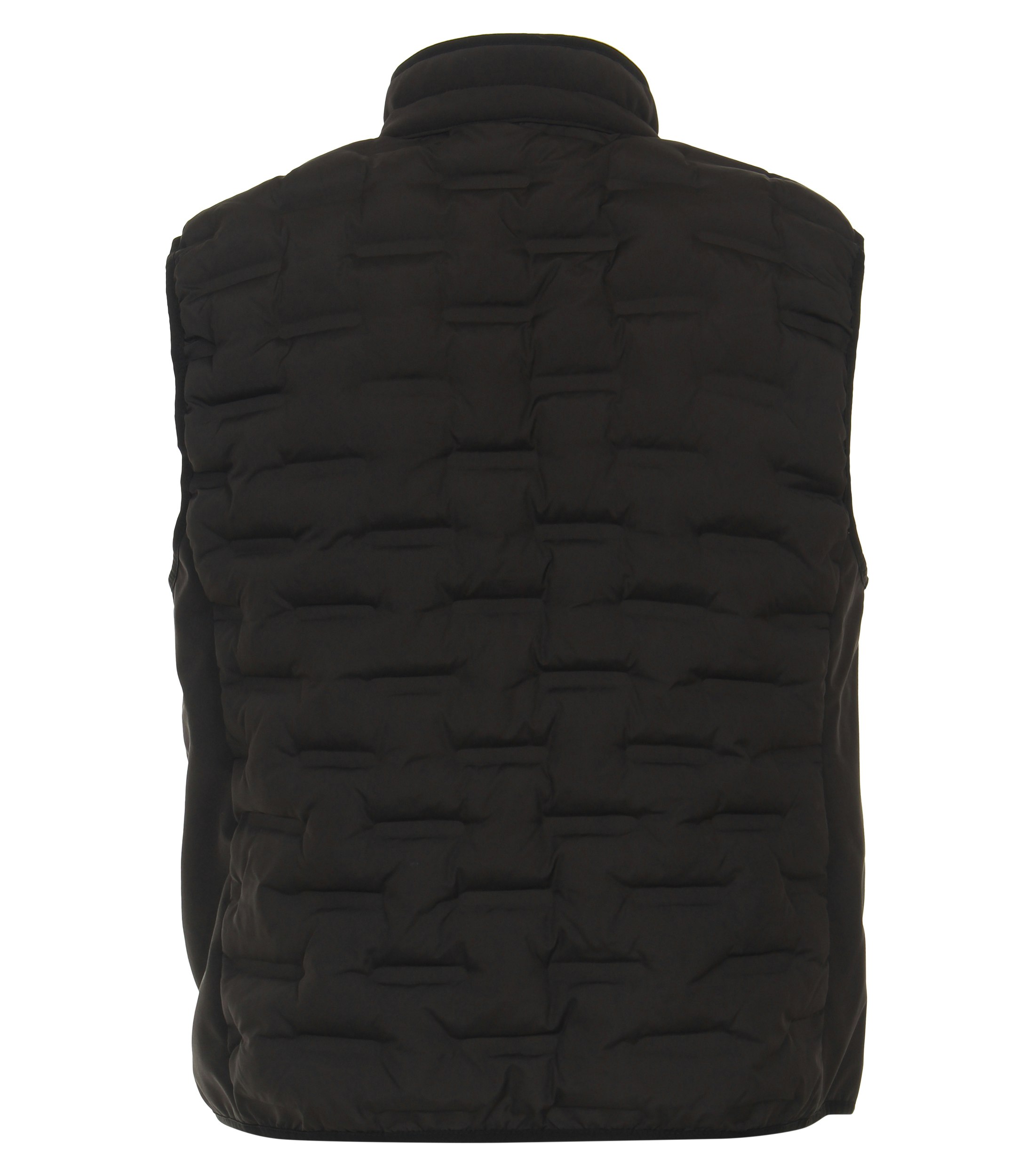 Ein Weste im uni Muster in der Farbe Schwarz