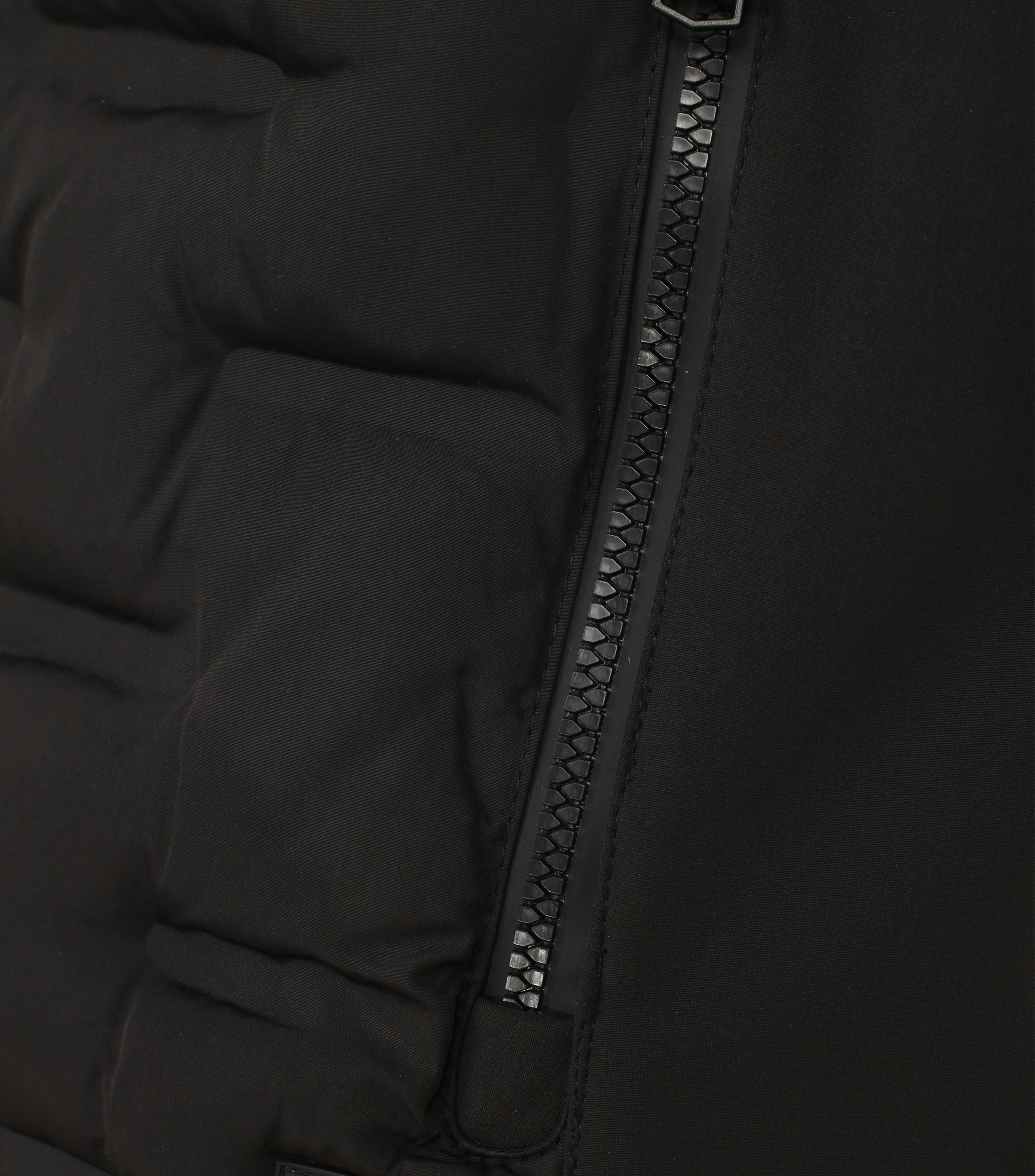 Ein Weste im uni Muster in der Farbe Schwarz