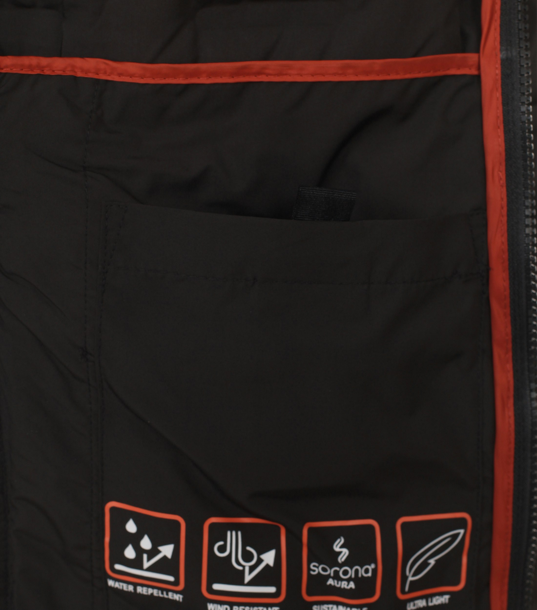 Ein Weste im uni Muster in der Farbe Schwarz