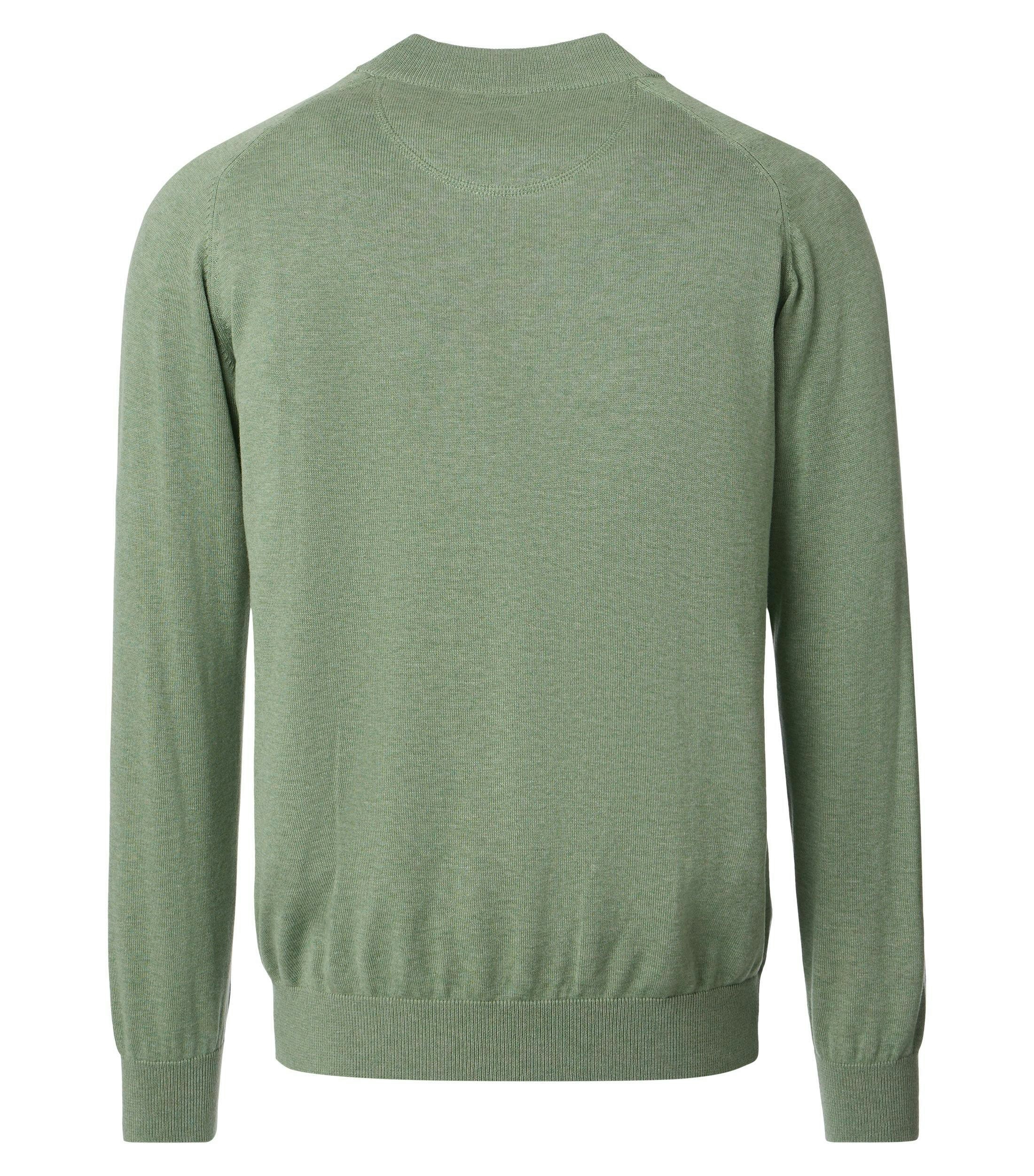 Eine Strickjacke im uni Muster in der Farbe Hellgrün