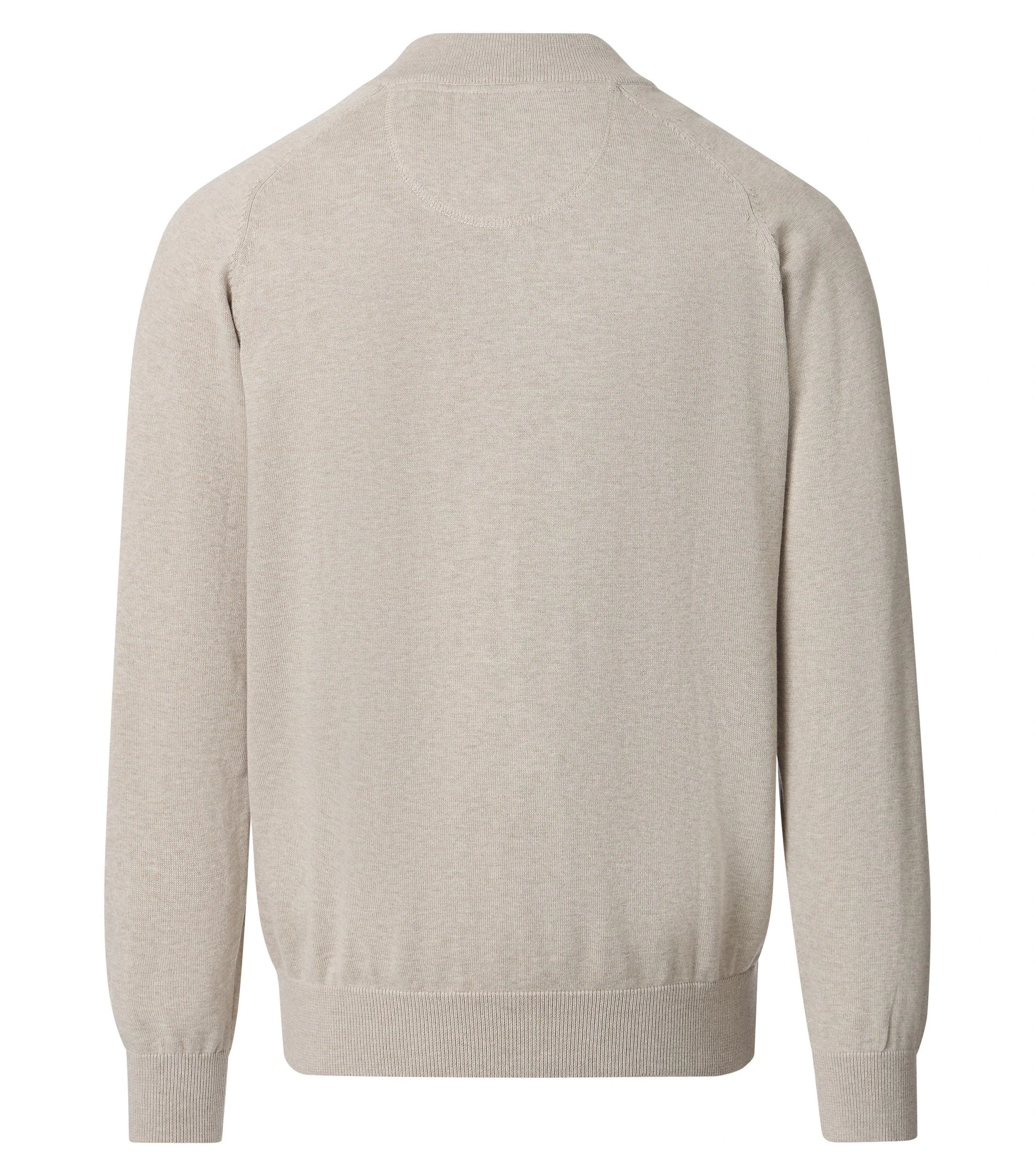 Strickjacke im unifarbenen Design in der Farbe Champagner