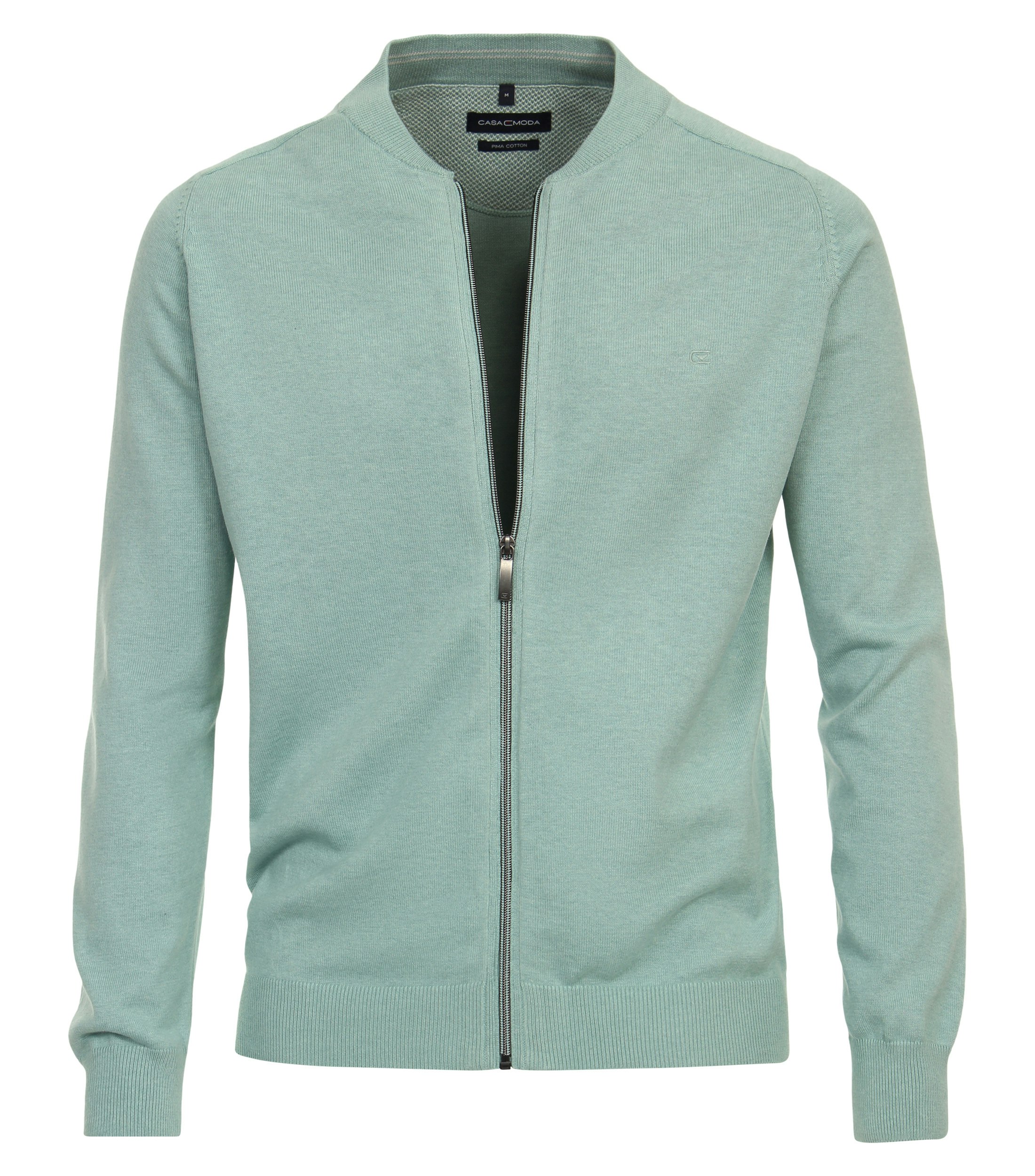 Strickjacke im unifarbenen Design in der Farbe Mint