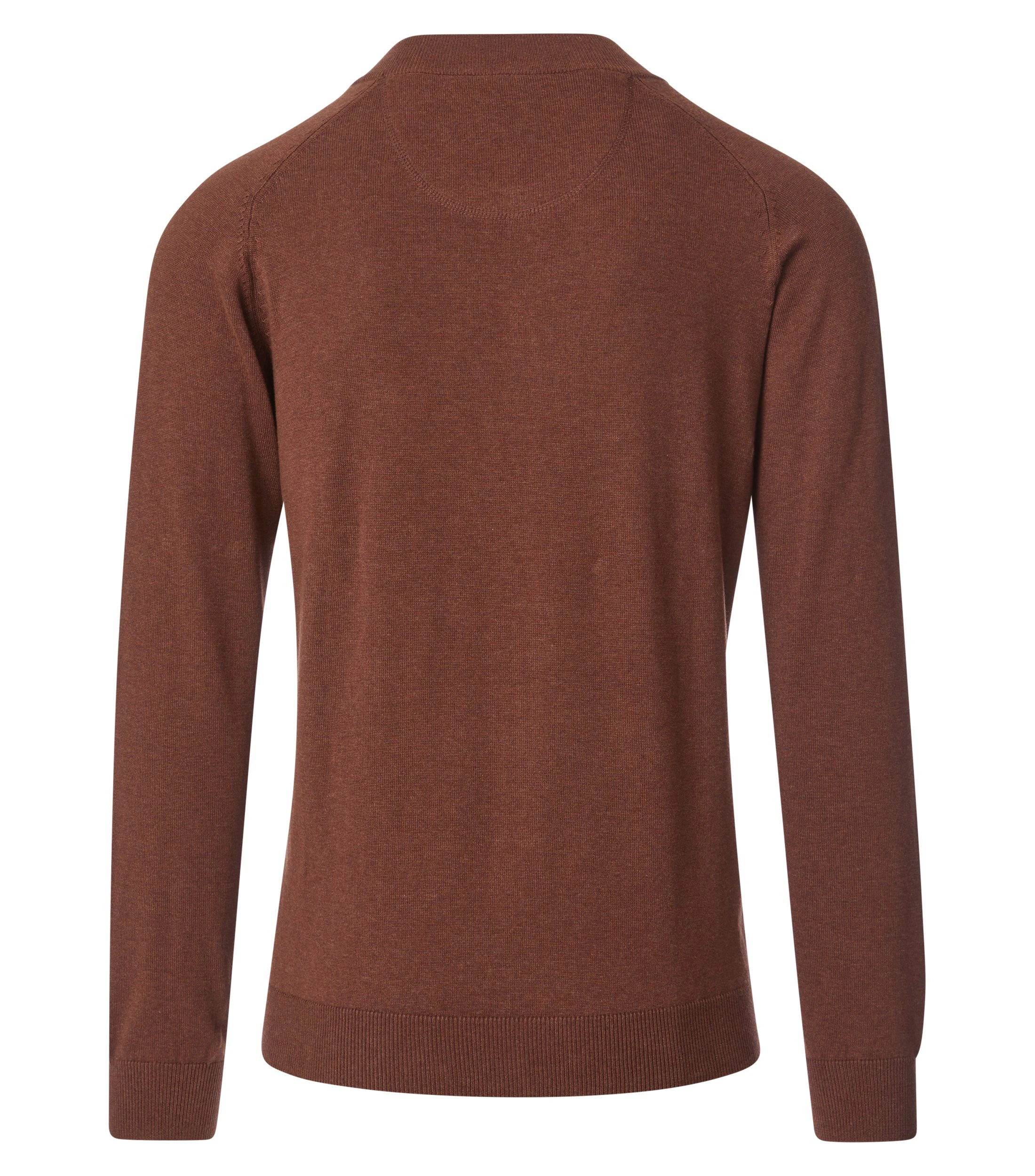 Strickjacke im unifarbenen Design in der Farbe Rotorange(496)
