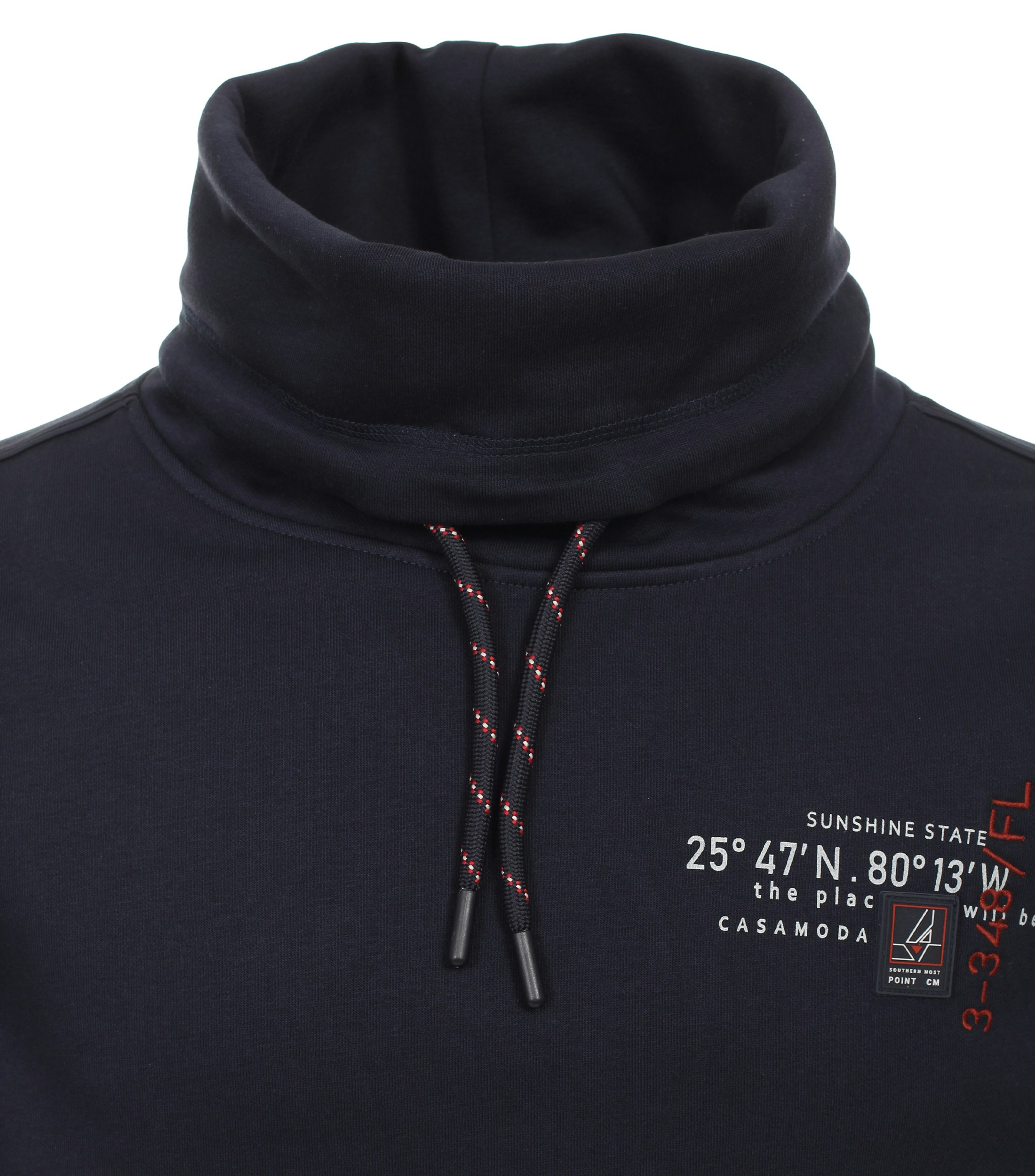 Ein Sweatshirt im uni Muster in der Farbe Dunkelblau