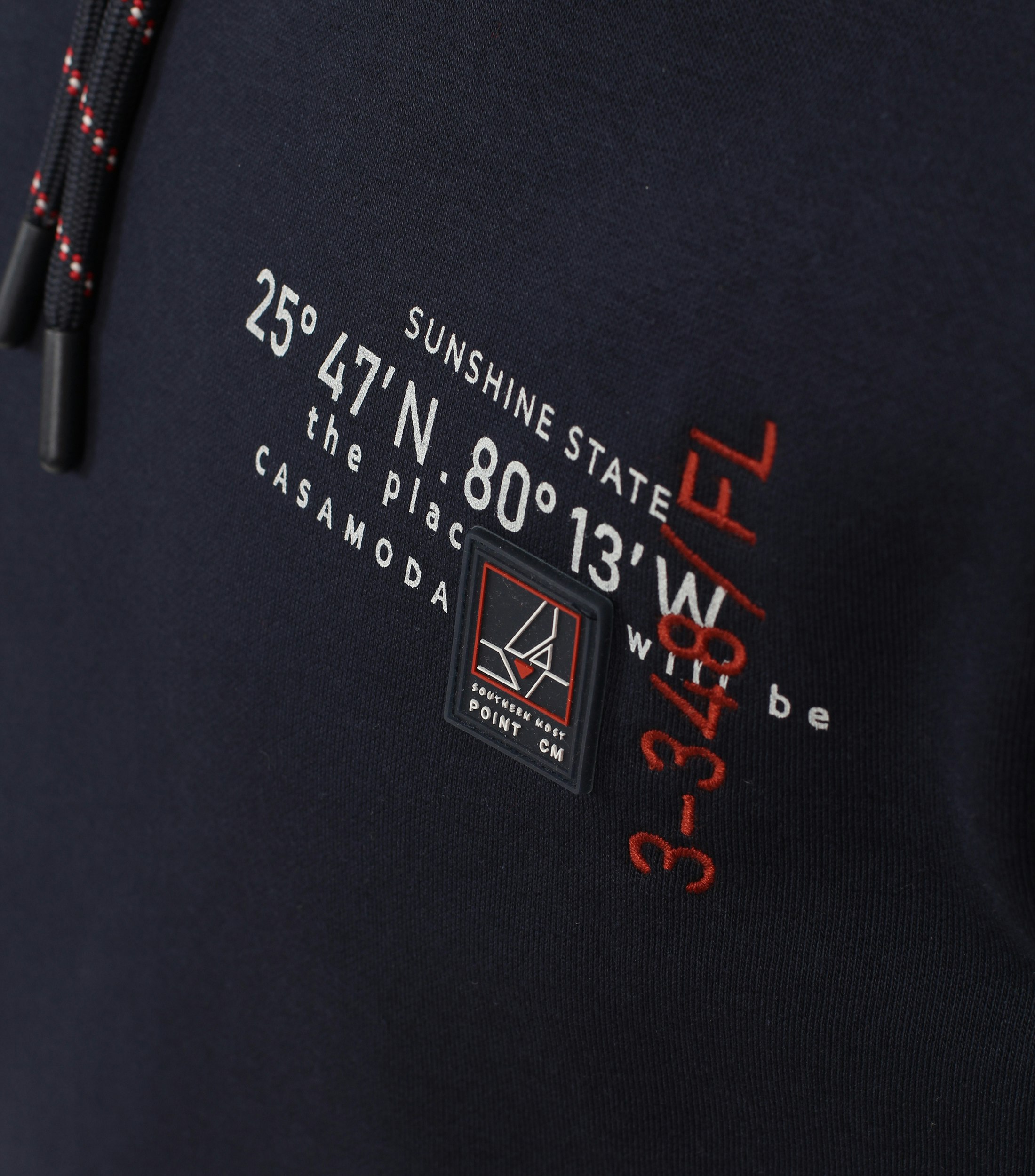 Ein Sweatshirt im uni Muster in der Farbe Dunkelblau