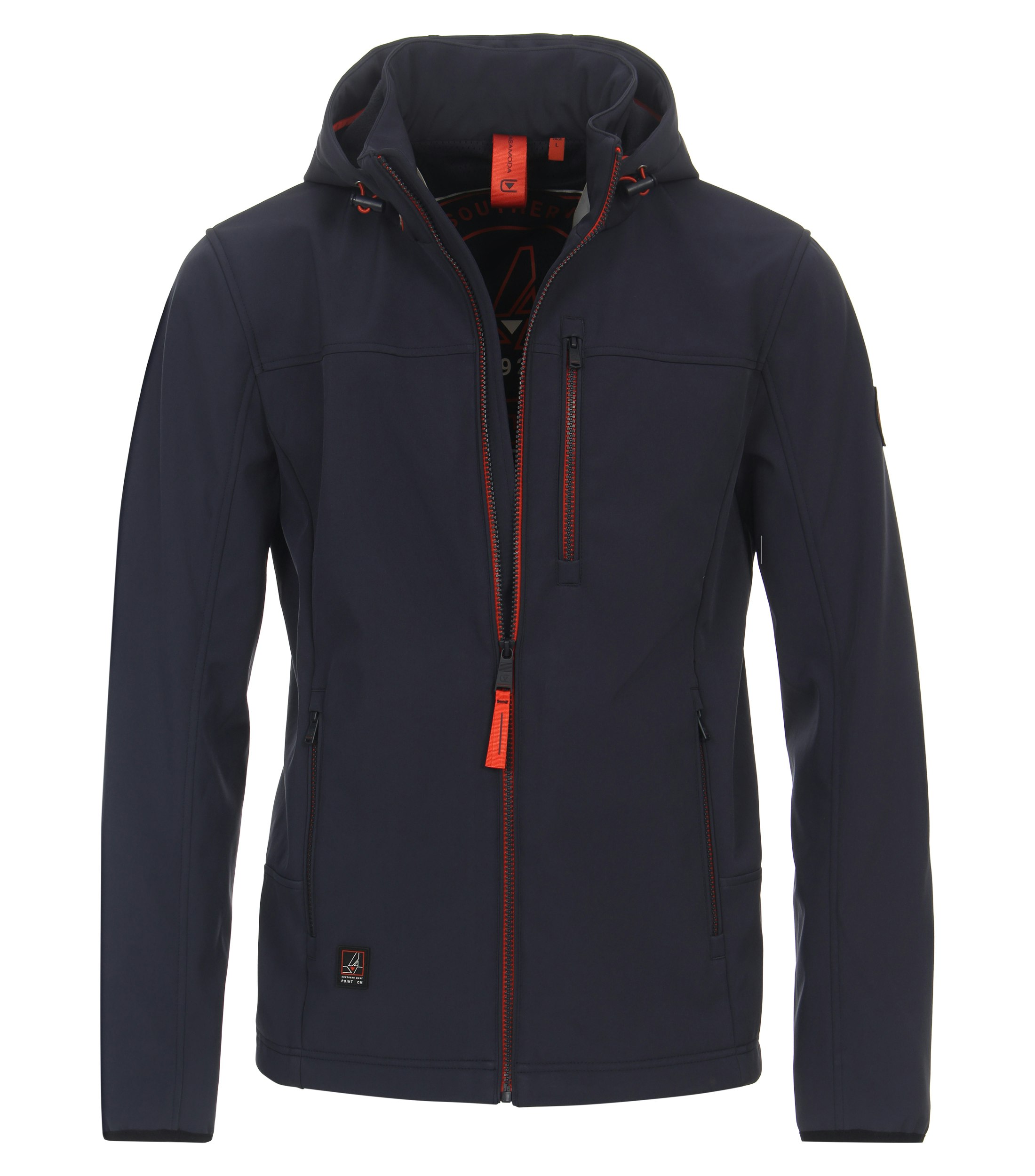 Ein Jacke im uni Muster in der Farbe Dunkelblau