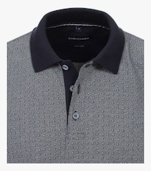 Polo-Shirt in graues Mittelblau - CASAMODA