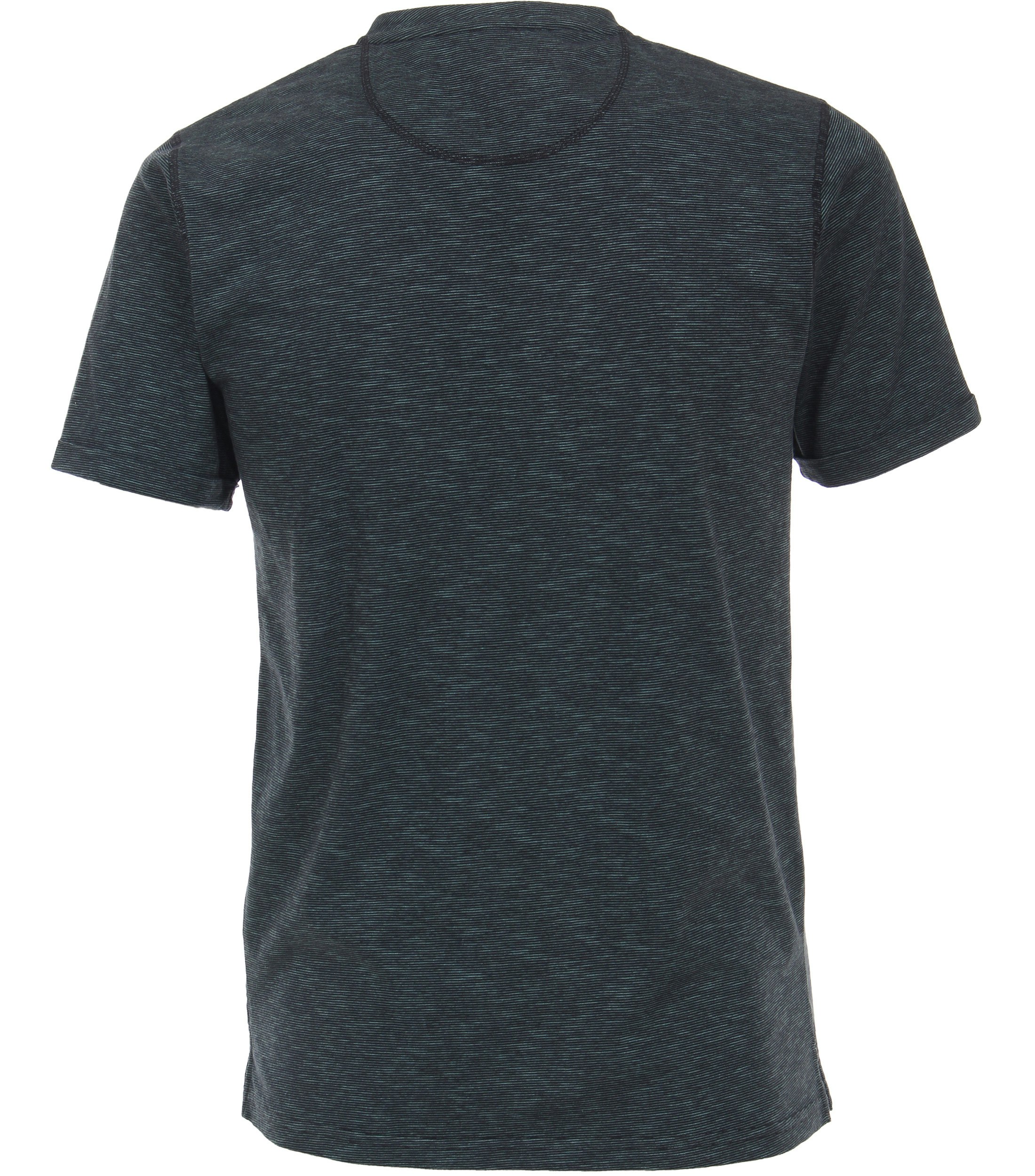 Ein T-Shirt im uni Muster in der Farbe Olive