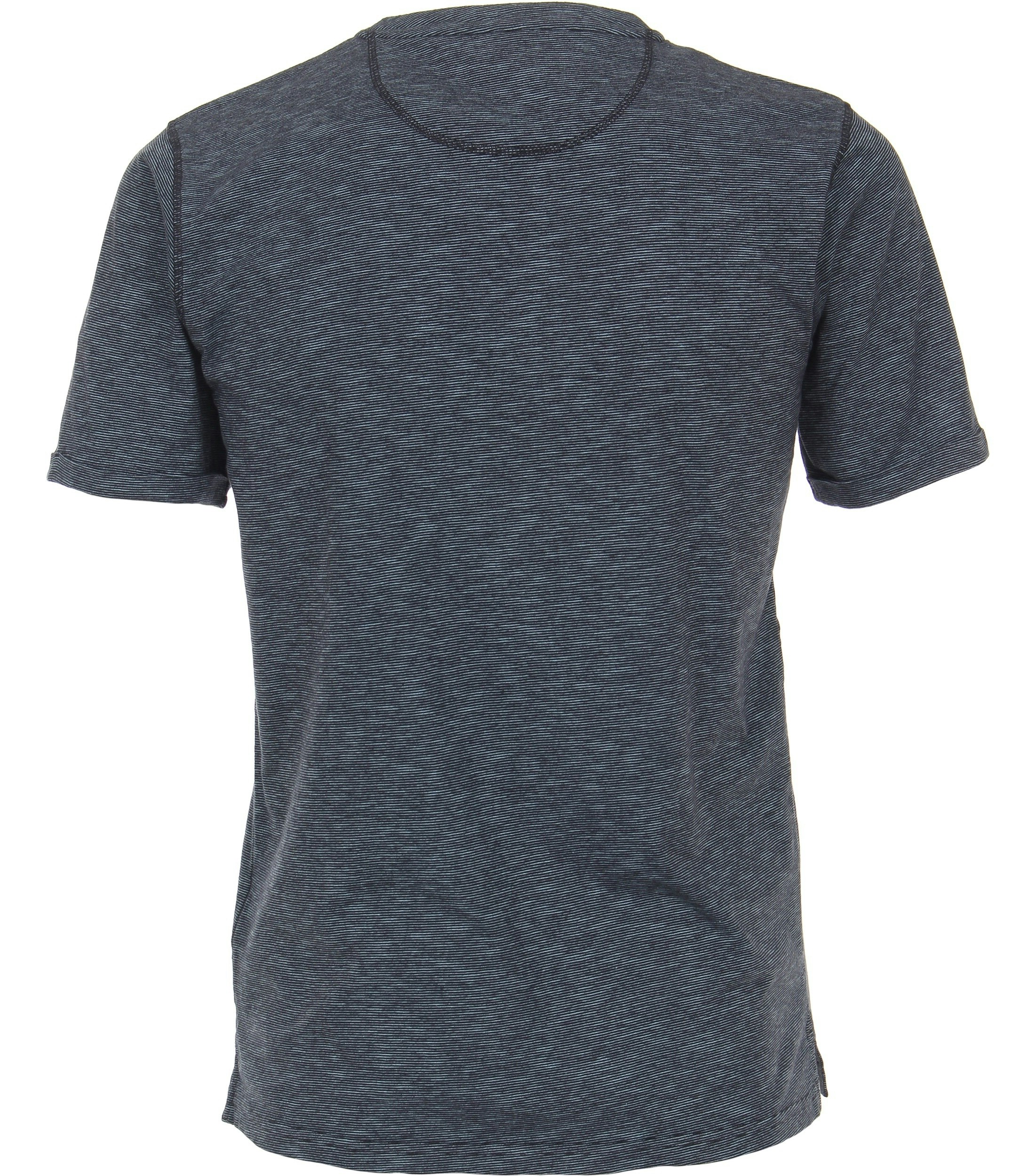Ein T-Shirt im uni Muster in der Farbe sattes Dunkelblau