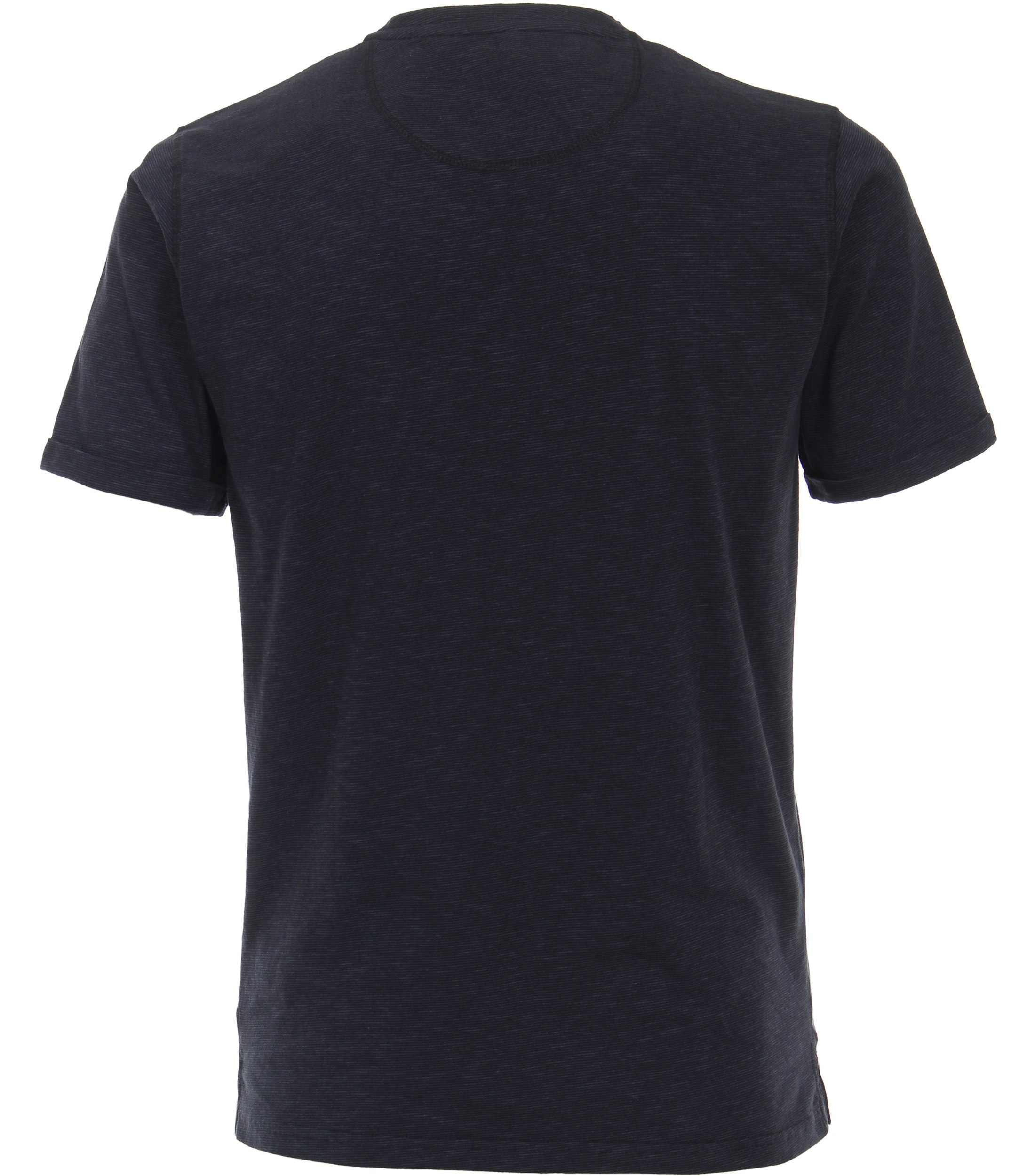 Ein T-Shirt im uni Muster in der Farbe Dunkelblau