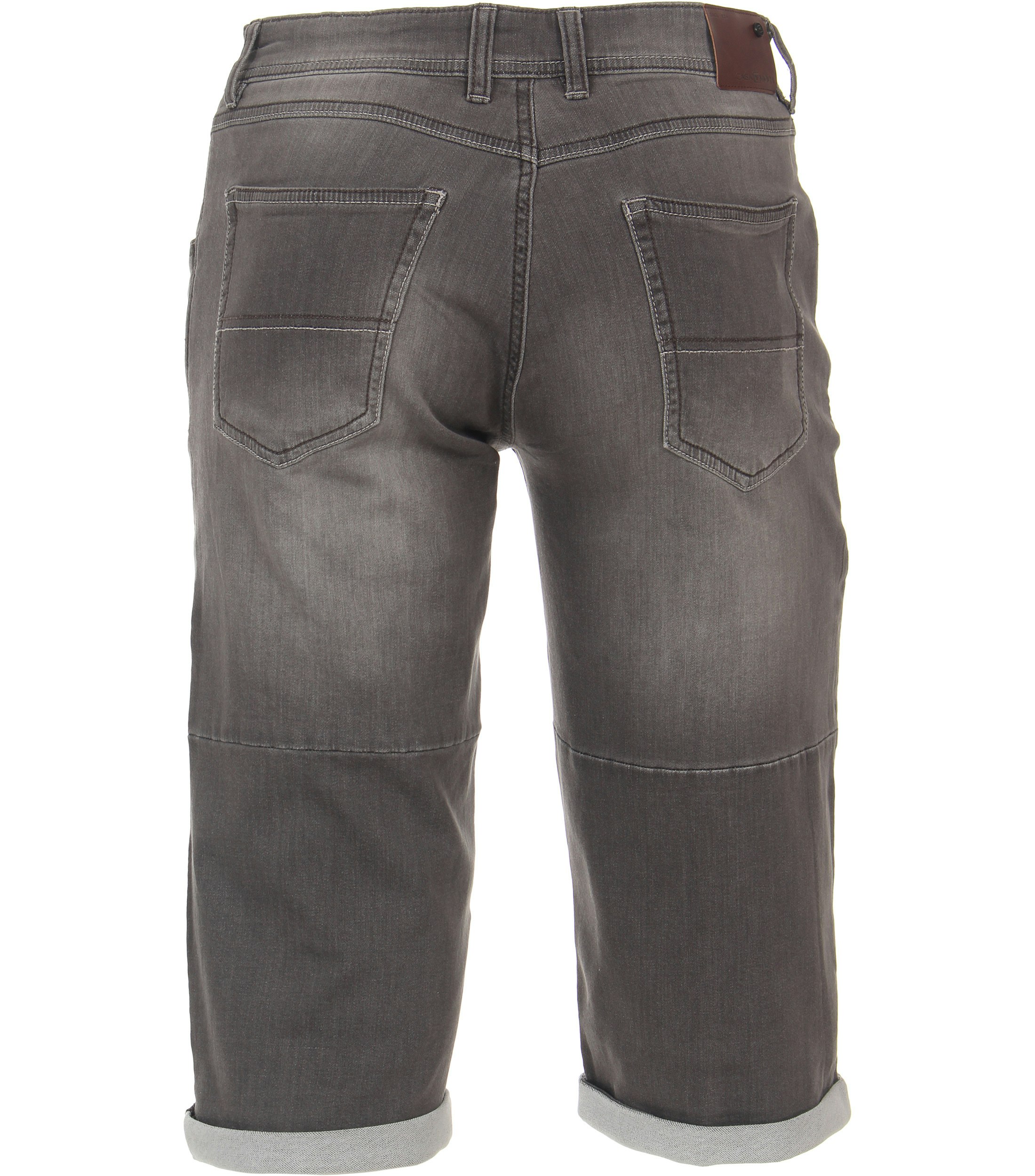 Shorts im unifarbenen Design in der Farbe Grau