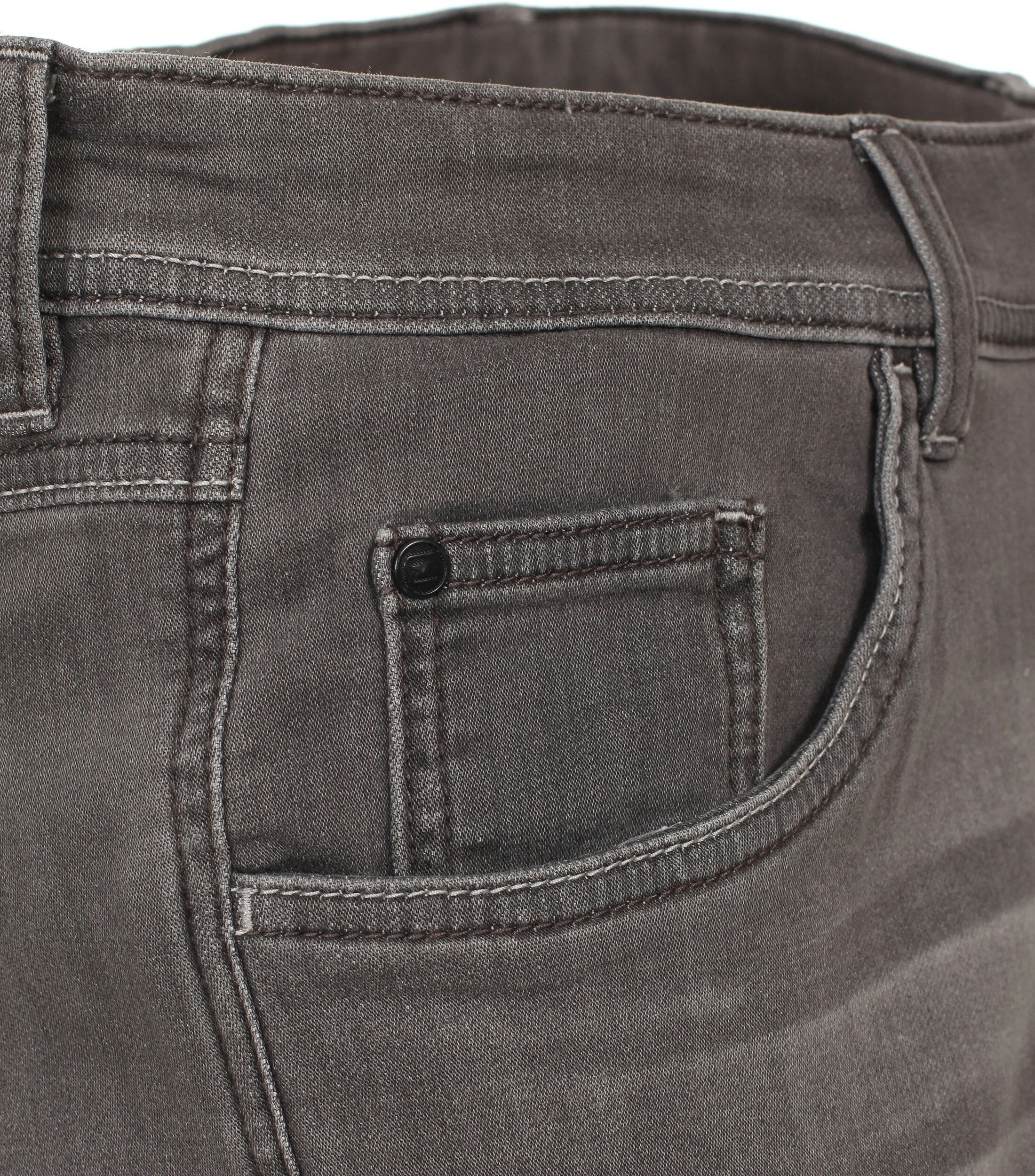 Shorts im unifarbenen Design in der Farbe Grau