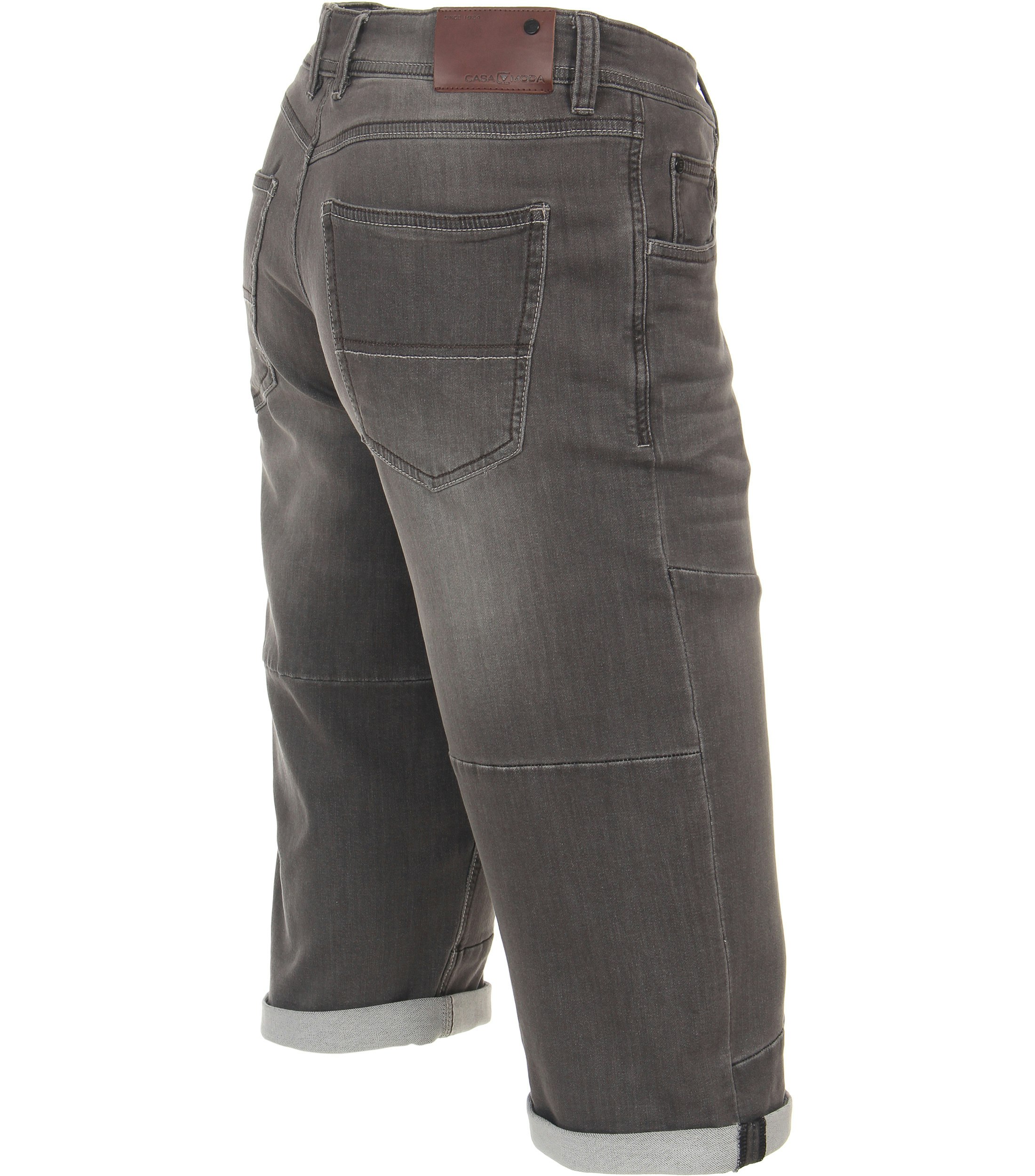 Shorts im unifarbenen Design in der Farbe Grau