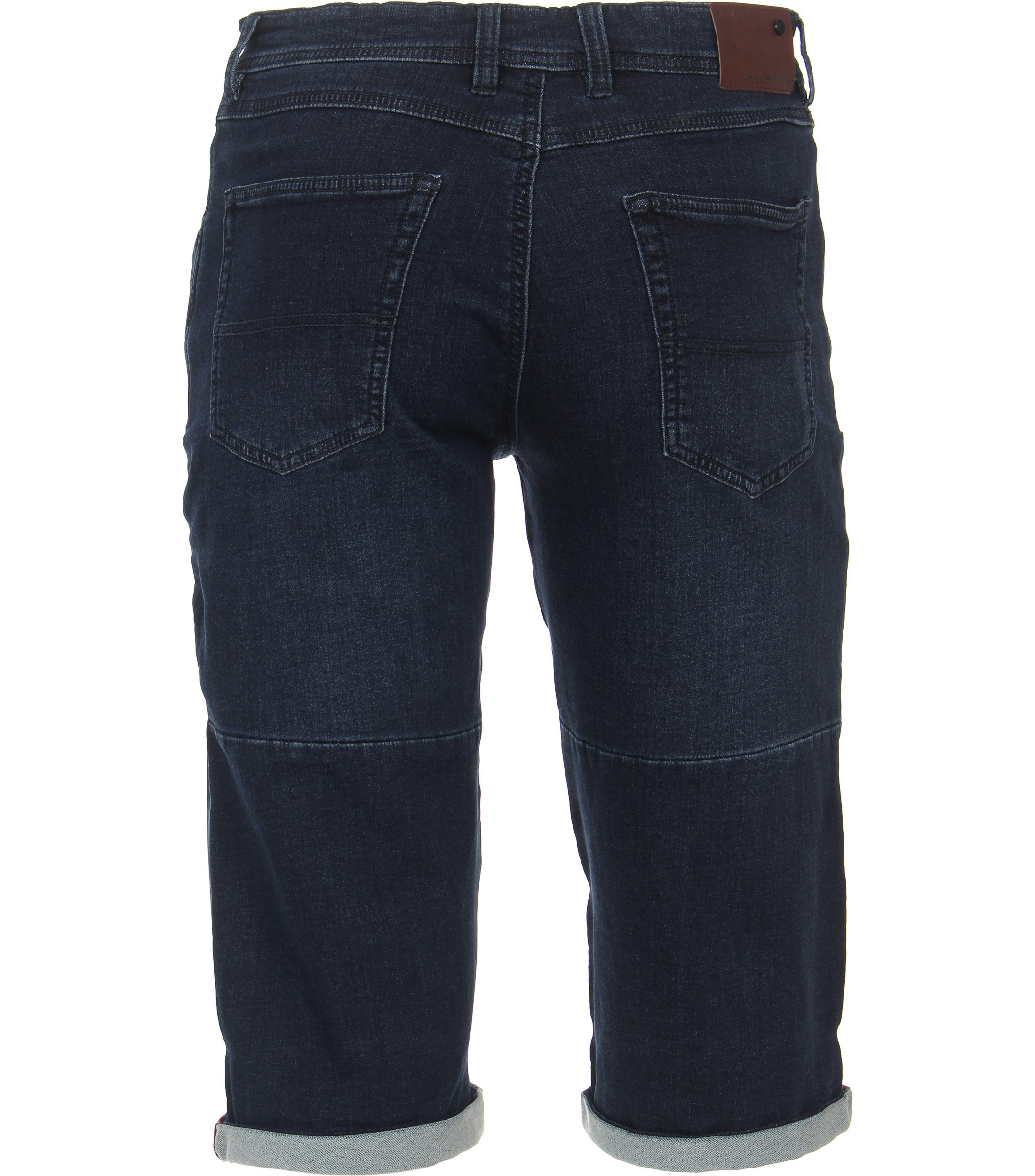 Shorts im unifarbenen Design in der Farbe Dunkelblau