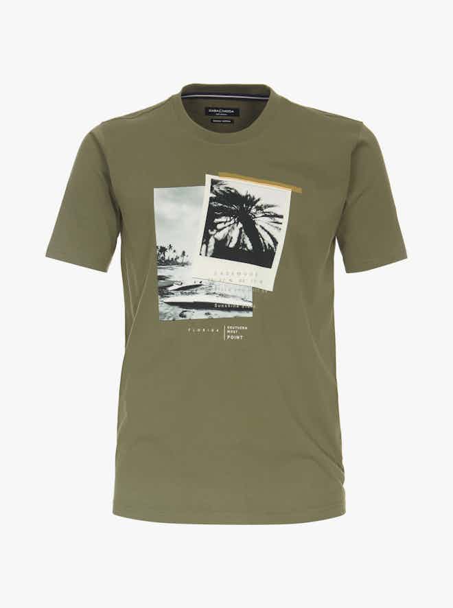 T-Shirt "Green"-Kollektion in Olive - CASAMODA