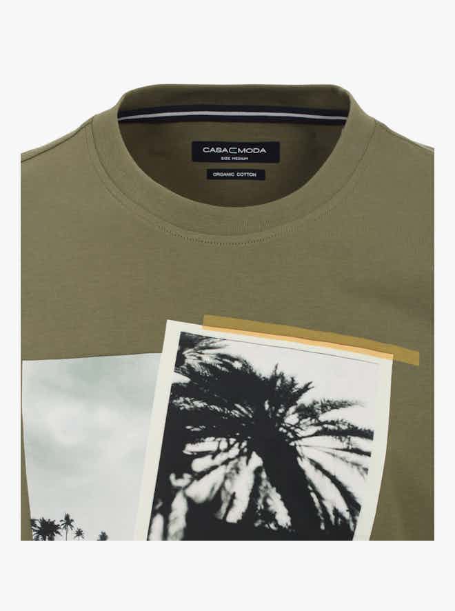 T-Shirt "Green"-Kollektion in Olive - CASAMODA