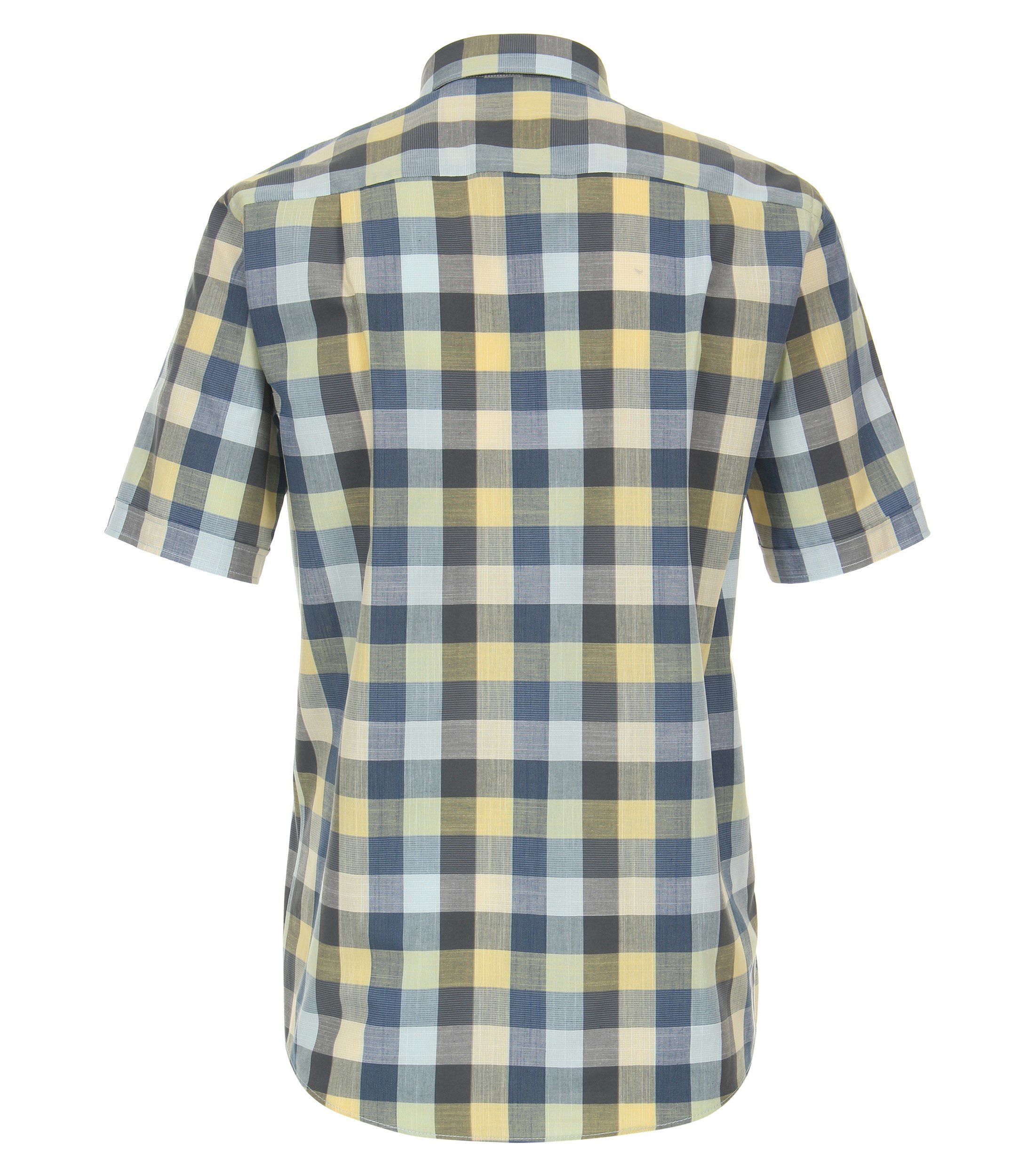 Ein Freizeithemd im kariert Muster in der Farbe Hellgelb