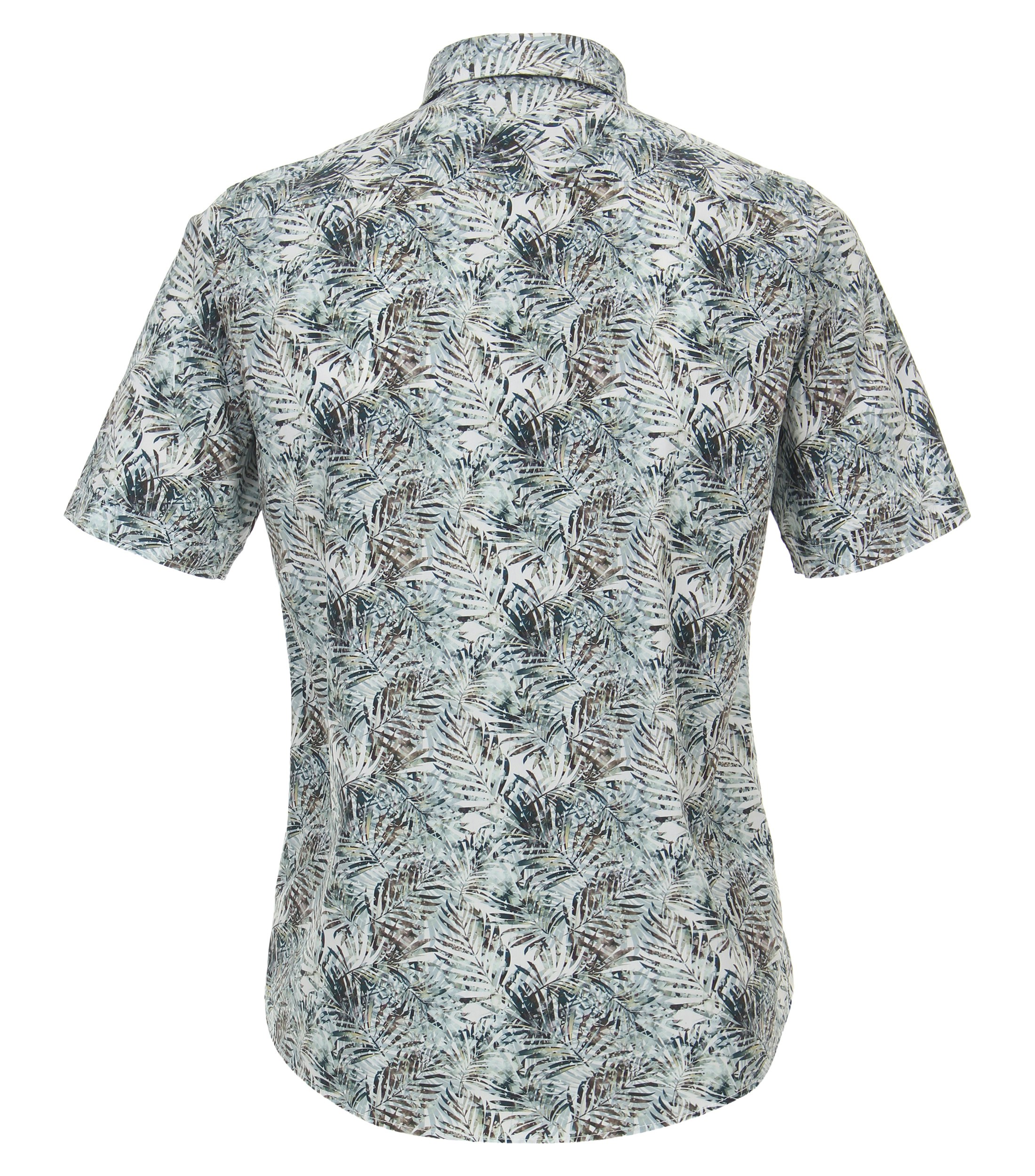 Ein Freizeithemd im Print Muster in der Farbe Grün