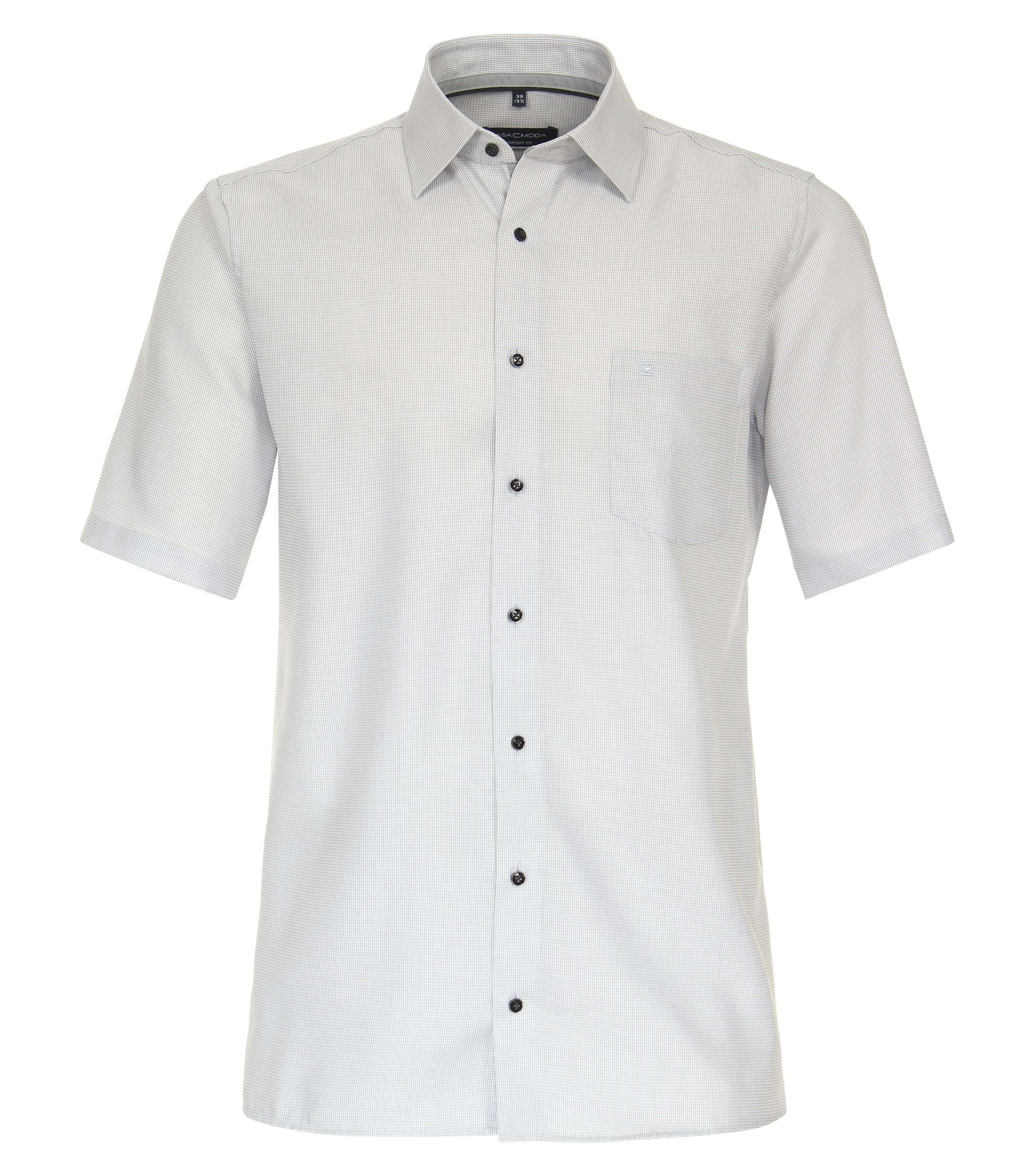 Ein Businesshemd im uni Muster in der Farbe Hellgrau