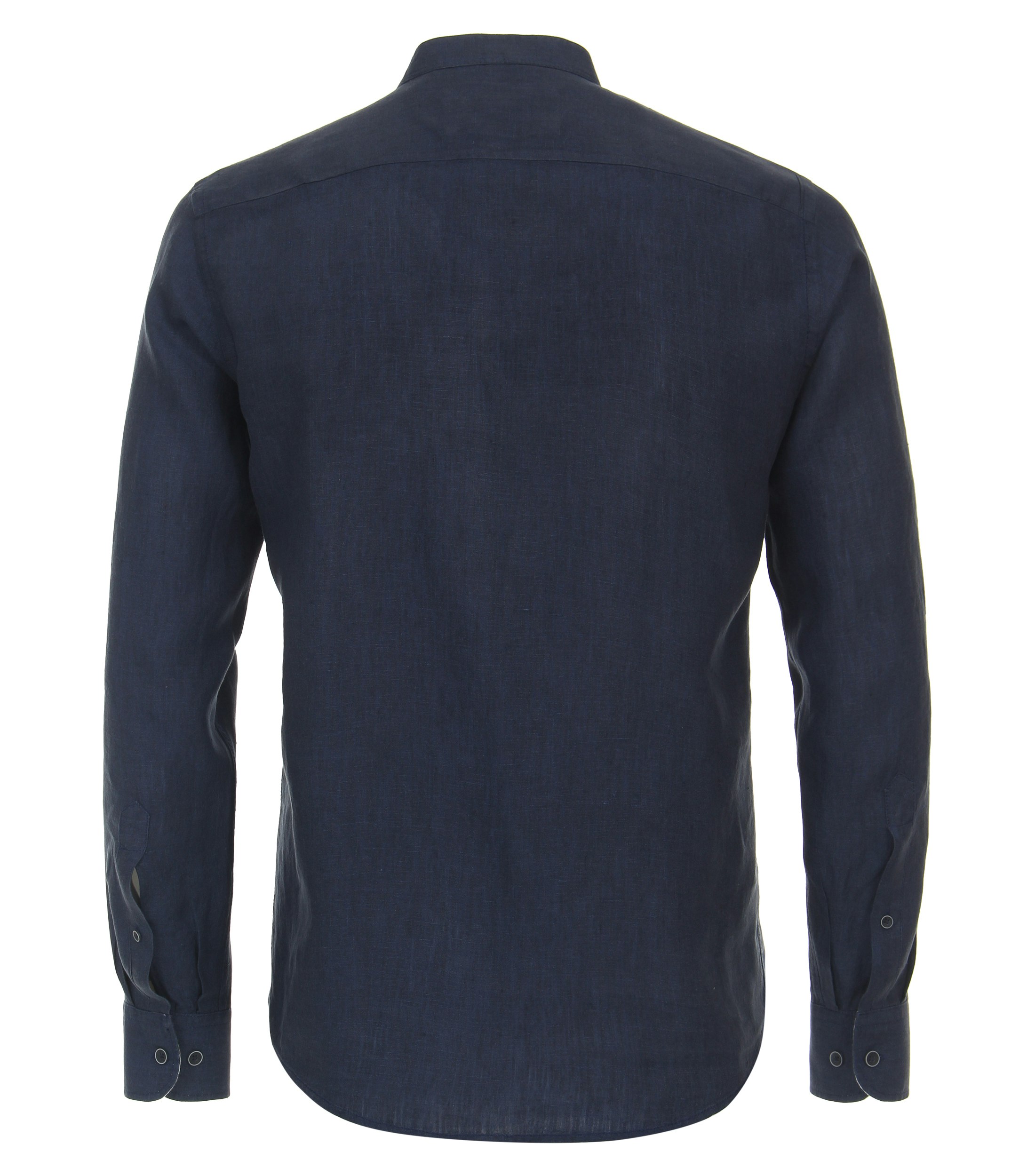 Ein Freizeithemd im uni Muster in der Farbe sattes Dunkelblau