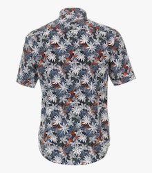 Ein Freizeithemd im Print Muster in der Farbe Dunkelblau