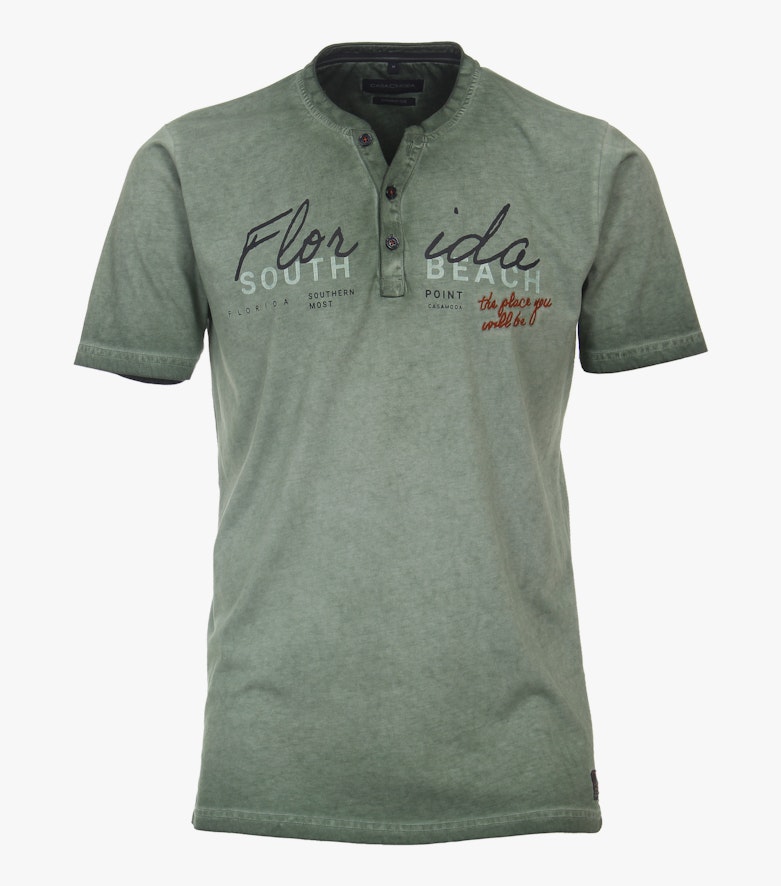 T-Shirt in Olive - CASAMODA