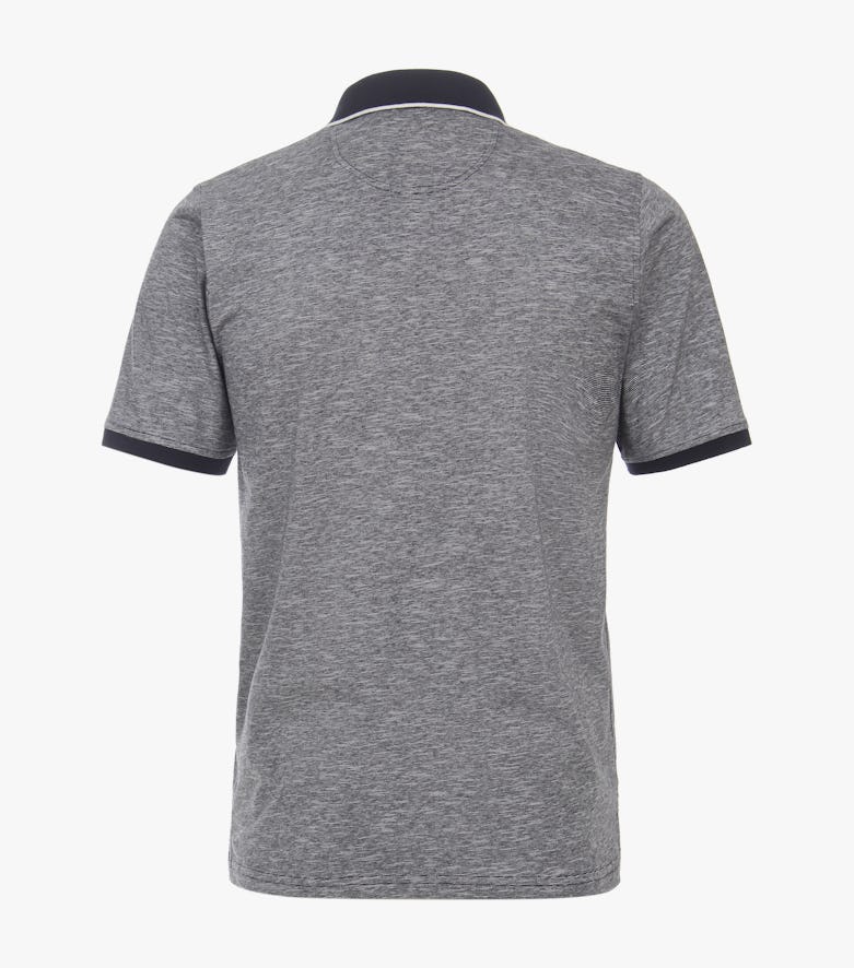 Polo-Shirt in graues Dunkelblau - CASAMODA