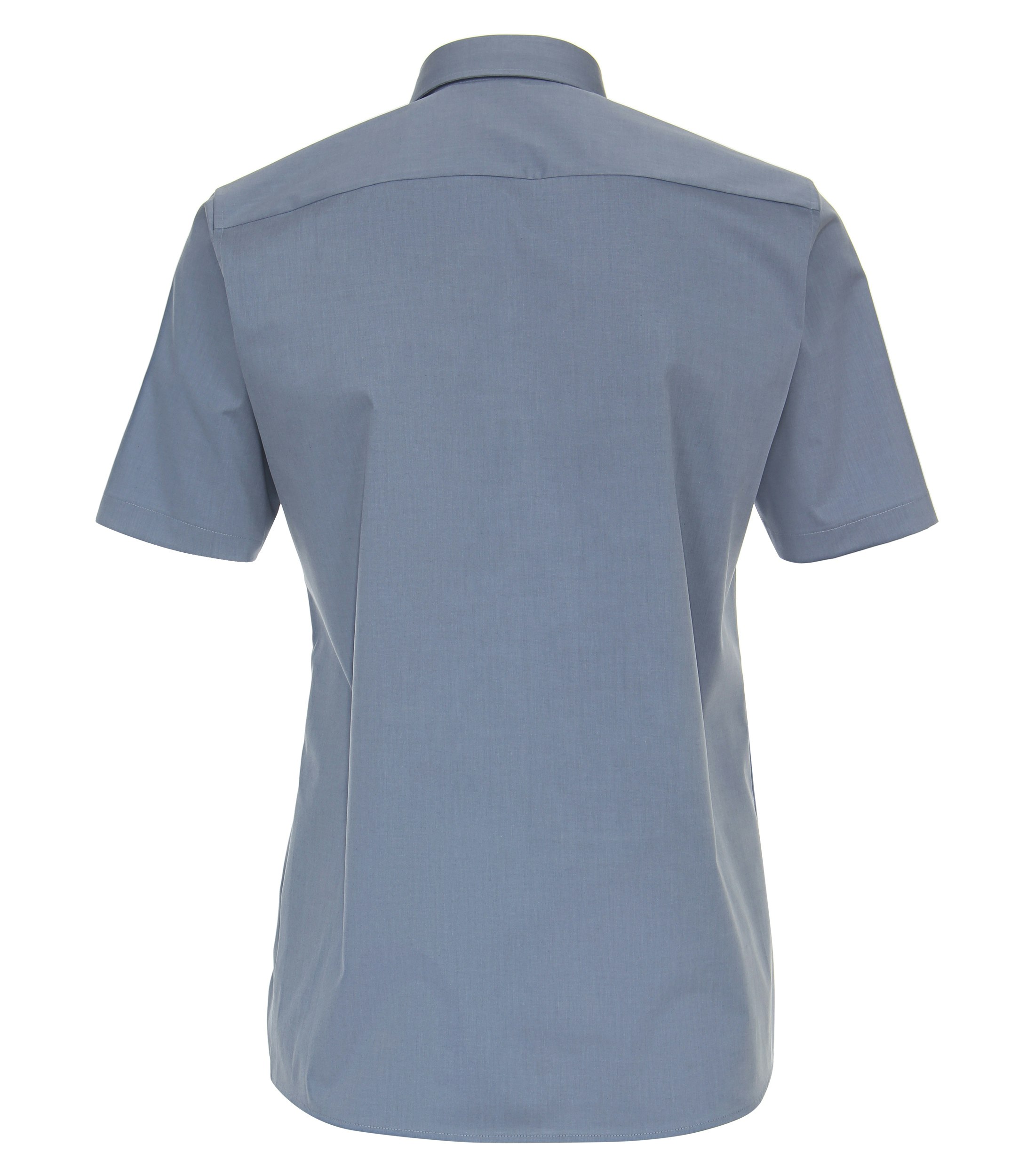 Ein Businesshemd im uni Muster in der Farbe Mittelblau