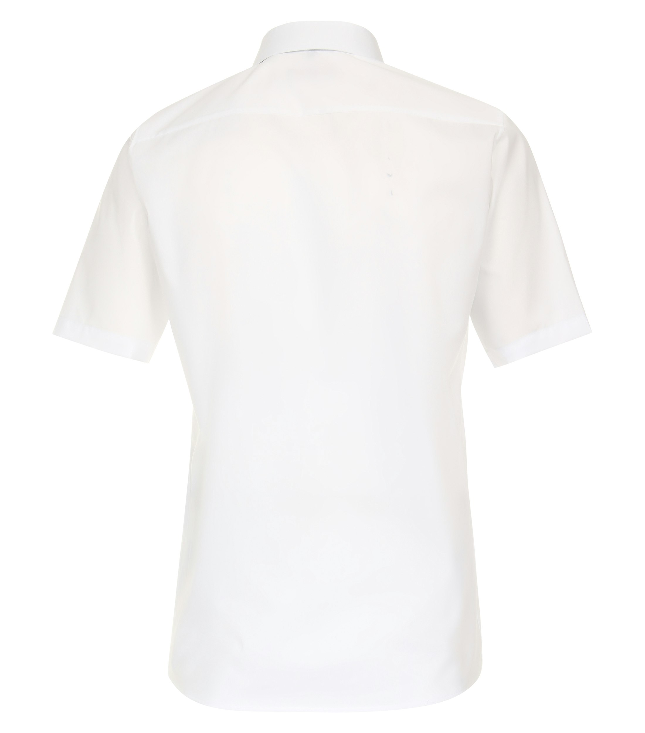 Ein Businesshemd im uni Muster in der Farbe Weiß