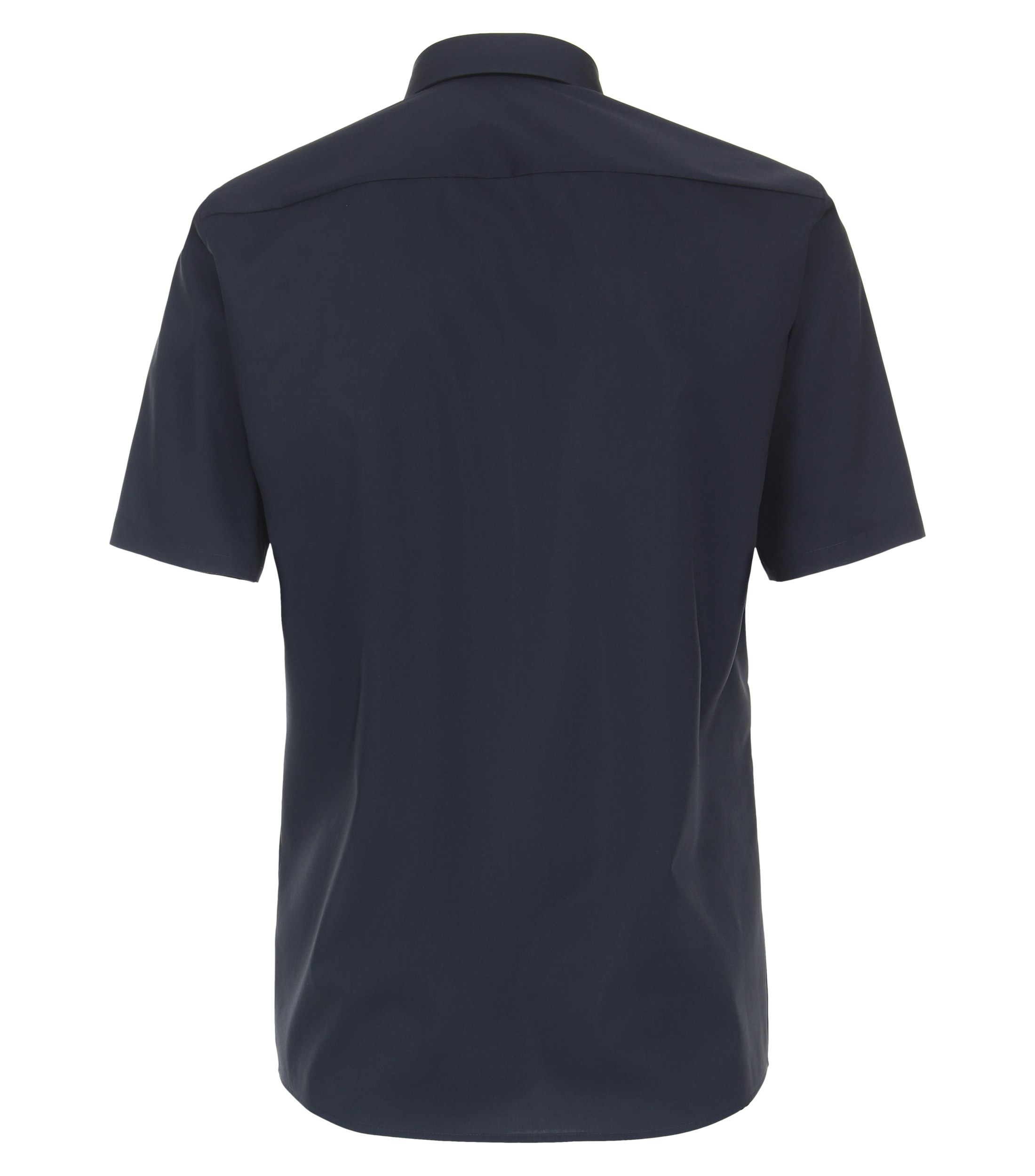 Ein Businesshemd im uni Muster in der Farbe Dunkelblau