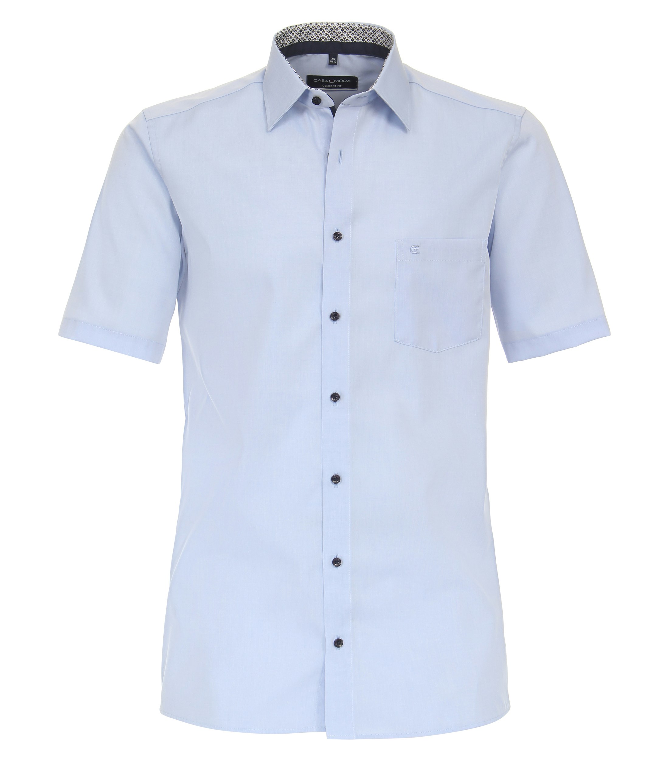 Ein Businesshemd im uni Muster in der Farbe Hellblau