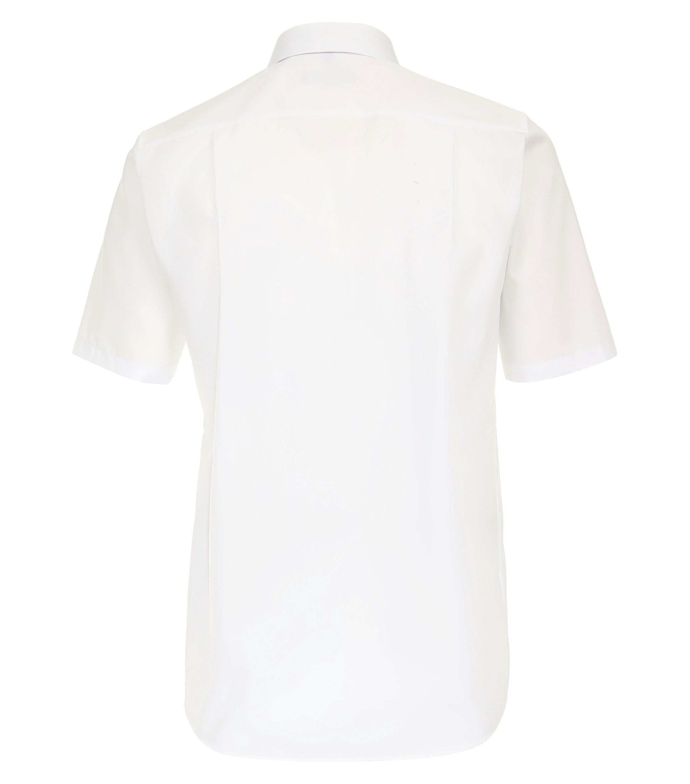 Ein Businesshemd im uni Muster in der Farbe Weiß