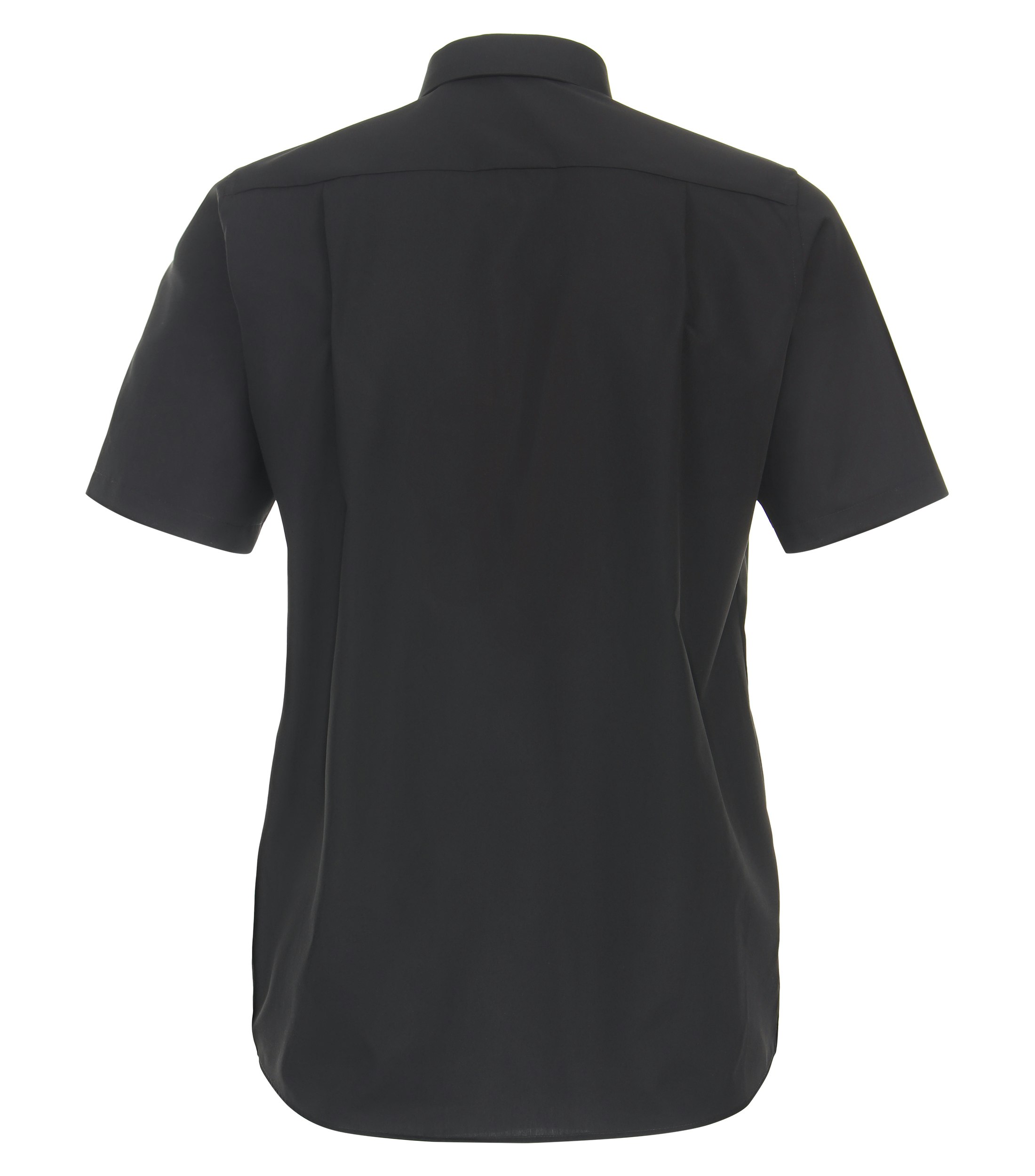 Ein Businesshemd im uni Muster in der Farbe Schwarz