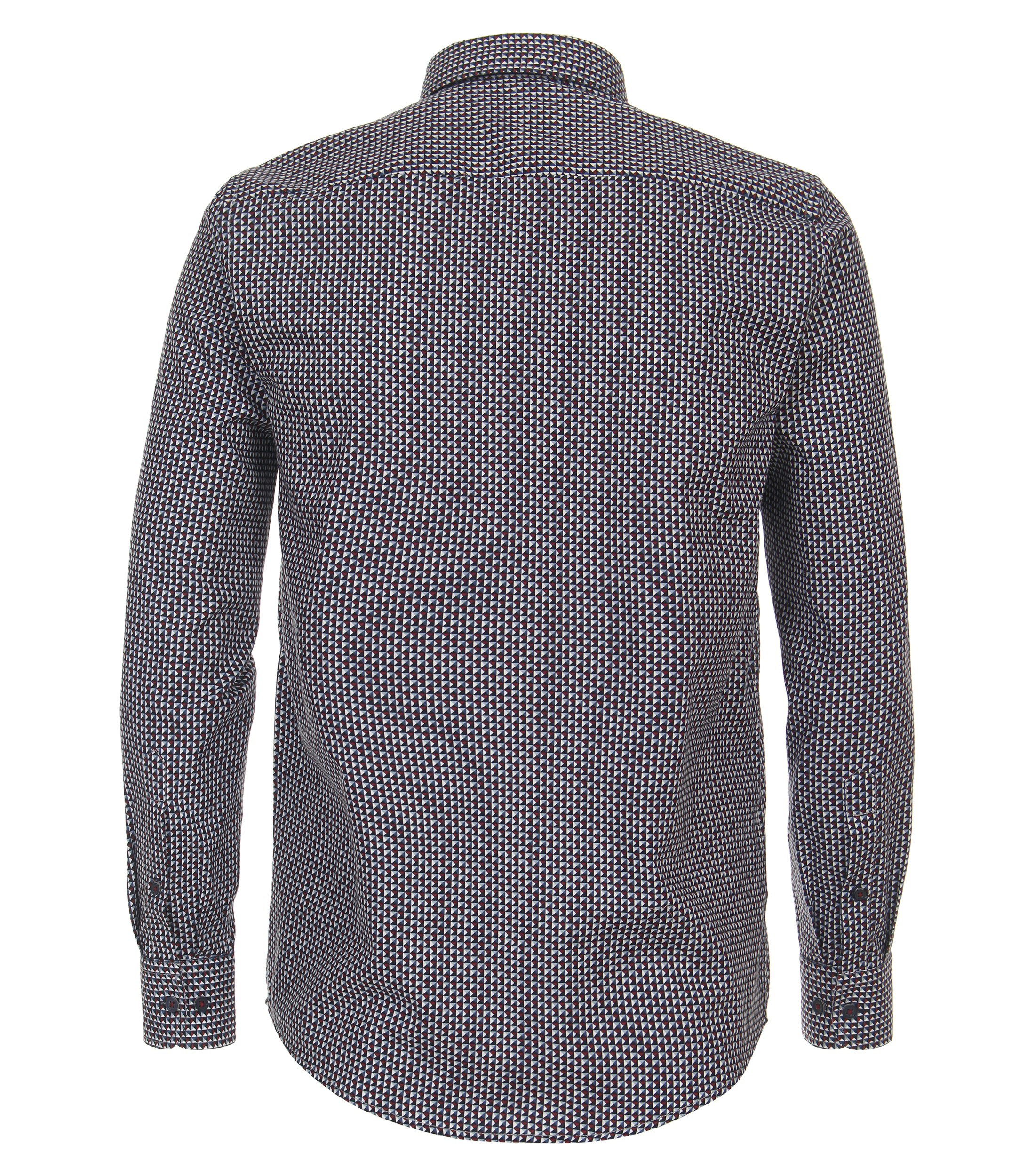 Ein Freizeithemd im Print Muster in der Farbe Rot