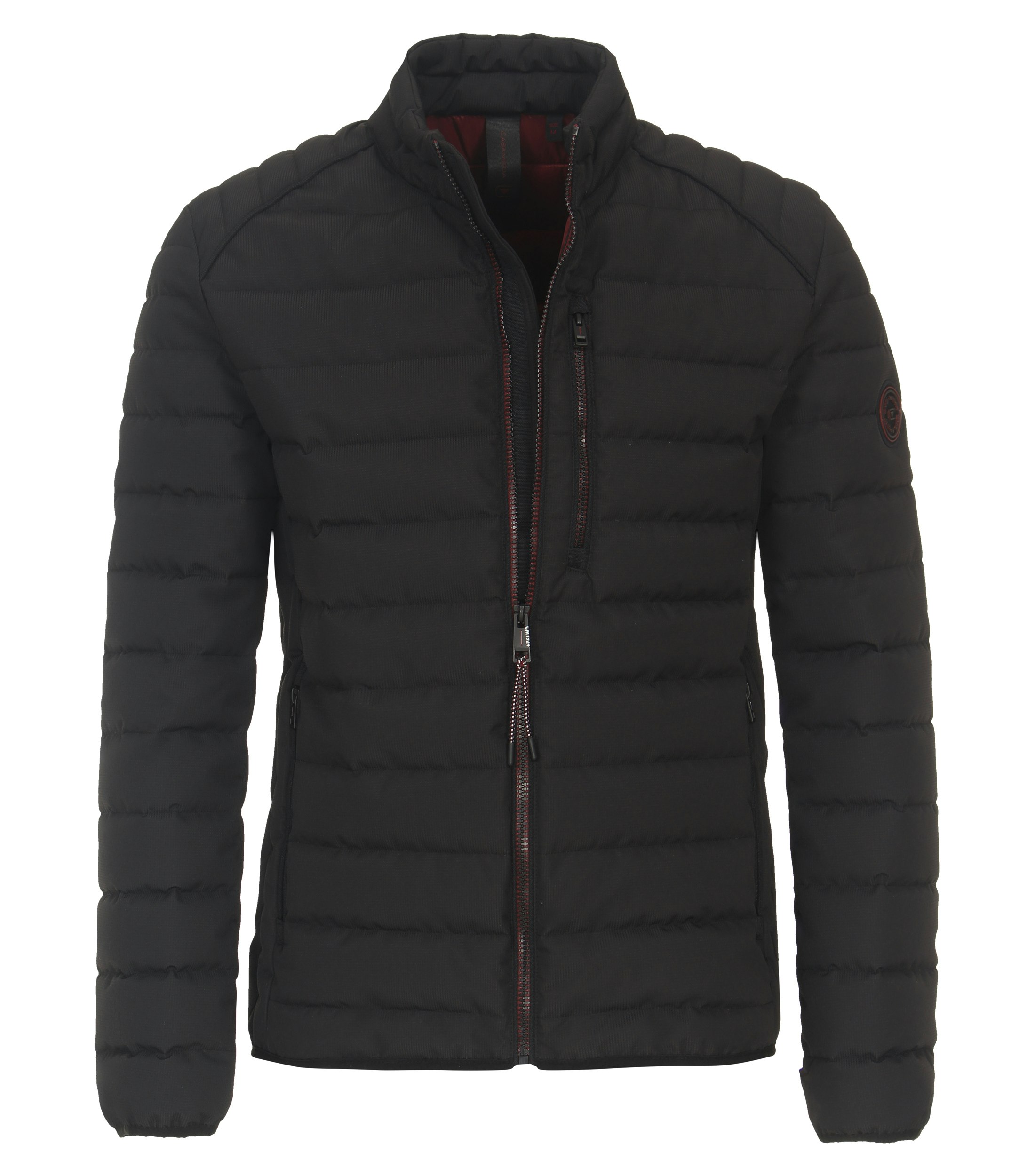 Ein Jacke im uni Muster in der Farbe Schwarz