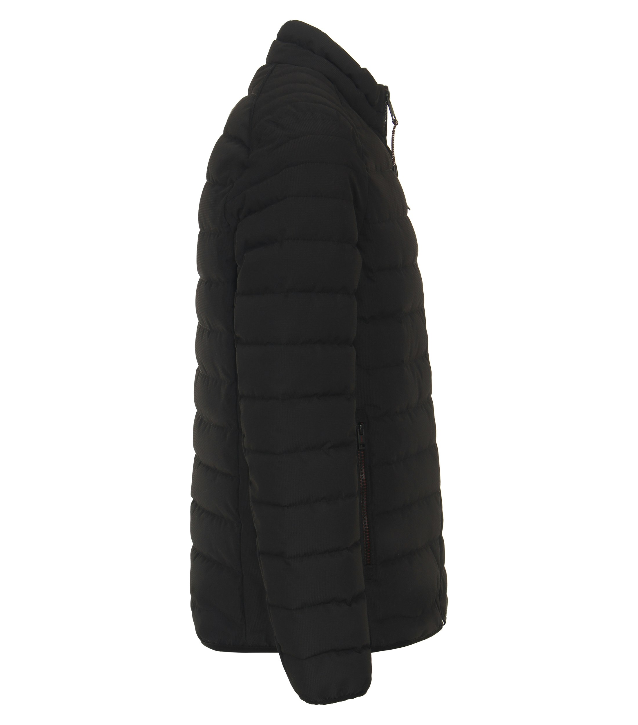 Ein Jacke im uni Muster in der Farbe Schwarz